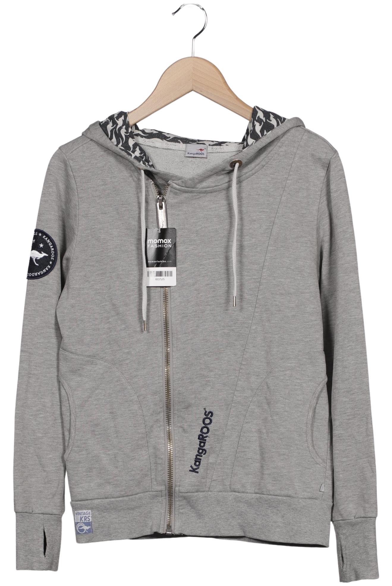 

KangaROOS Damen Kapuzenpullover, grau, Gr. 36