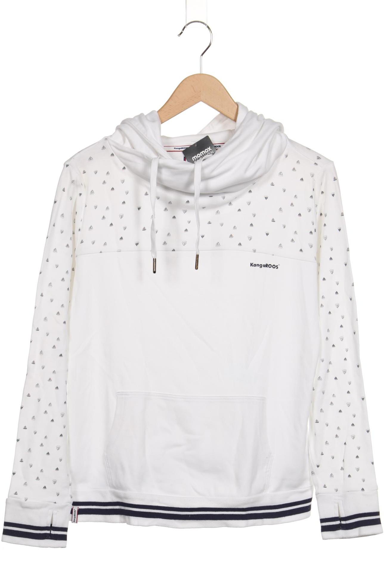 

KangaROOS Damen Kapuzenpullover, weiß, Gr. 40