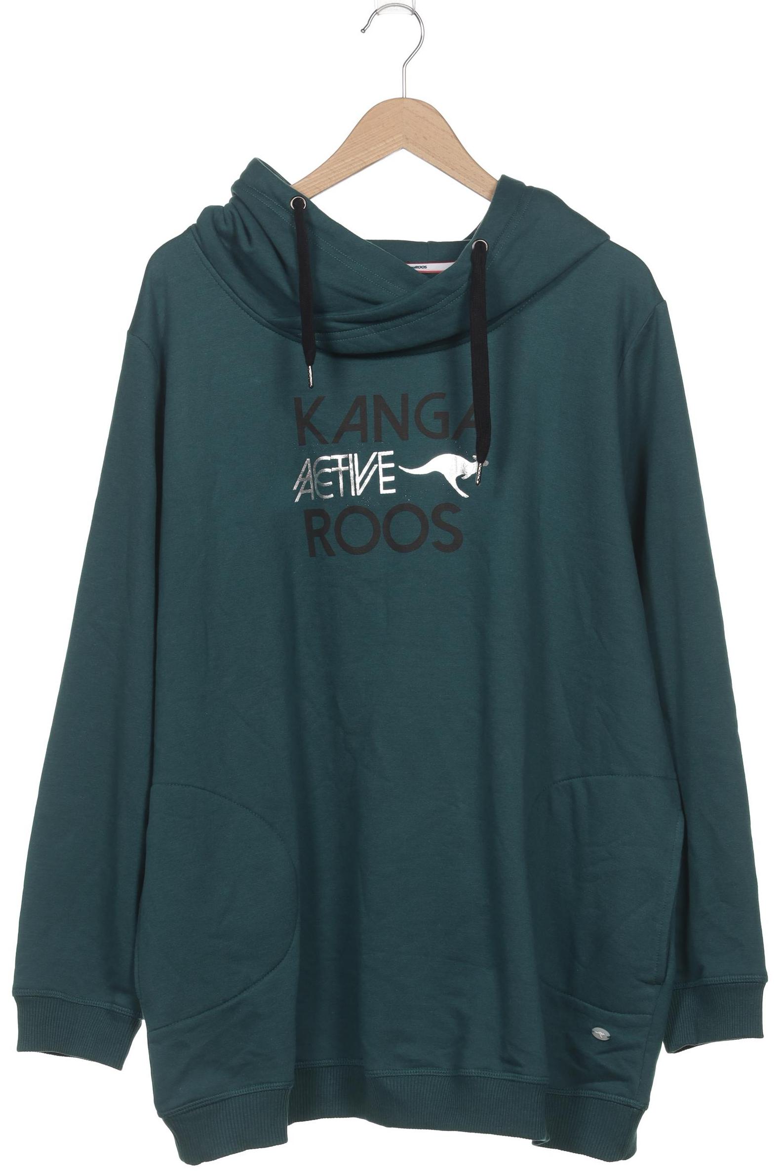 

KangaROOS Damen Kapuzenpullover, grün, Gr. 52