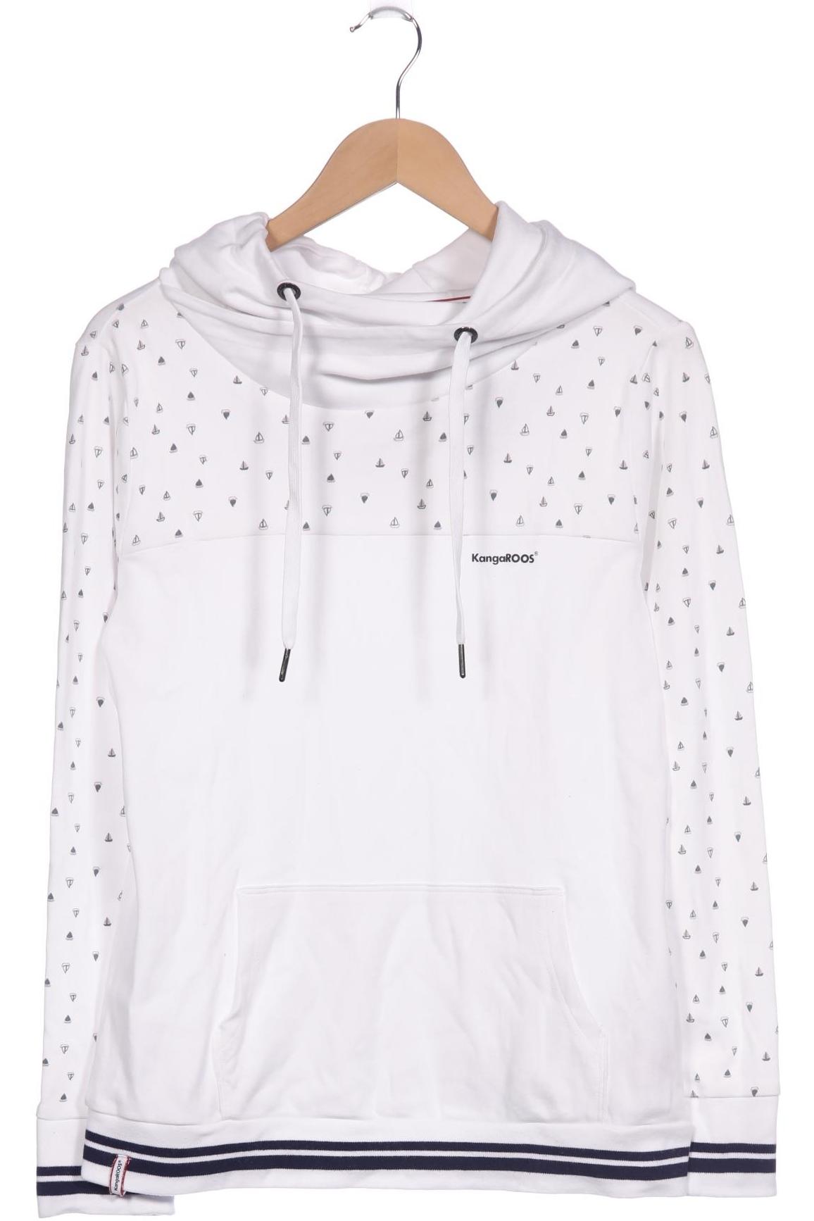 

KangaROOS Damen Kapuzenpullover, weiß, Gr. 40