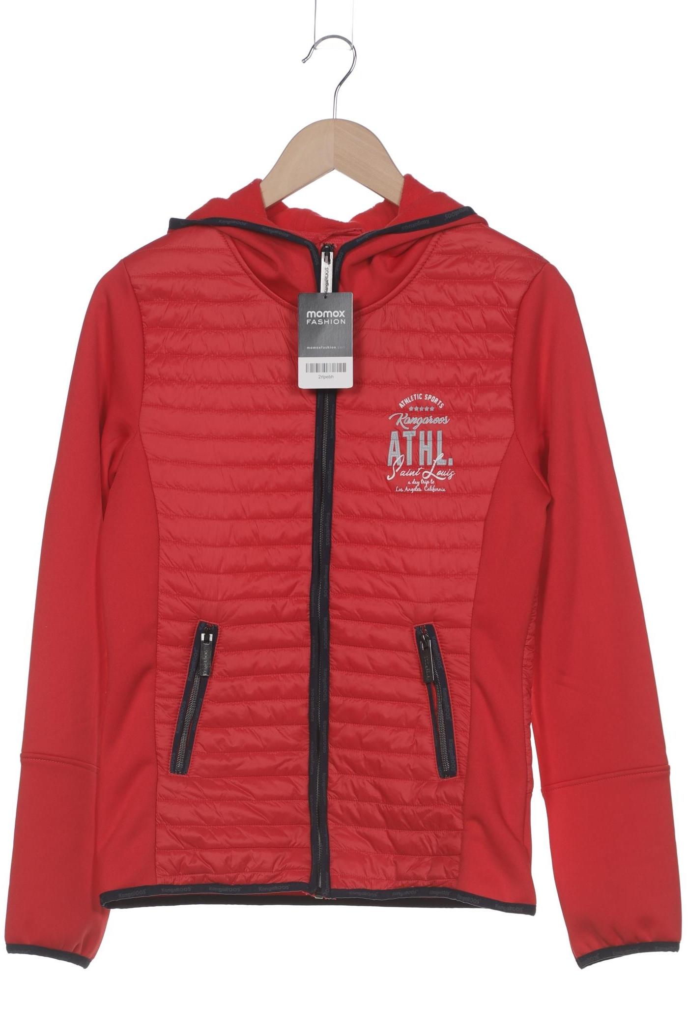 

KangaROOS Damen Kapuzenpullover, rot, Gr. 34