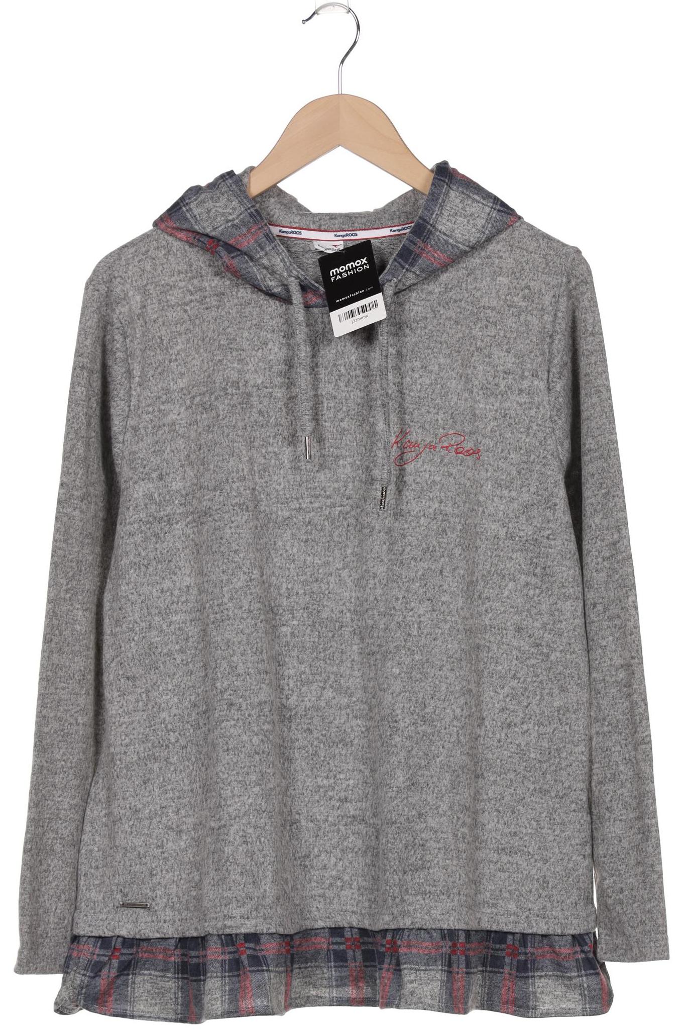 

KangaROOS Damen Kapuzenpullover, grau, Gr. 44