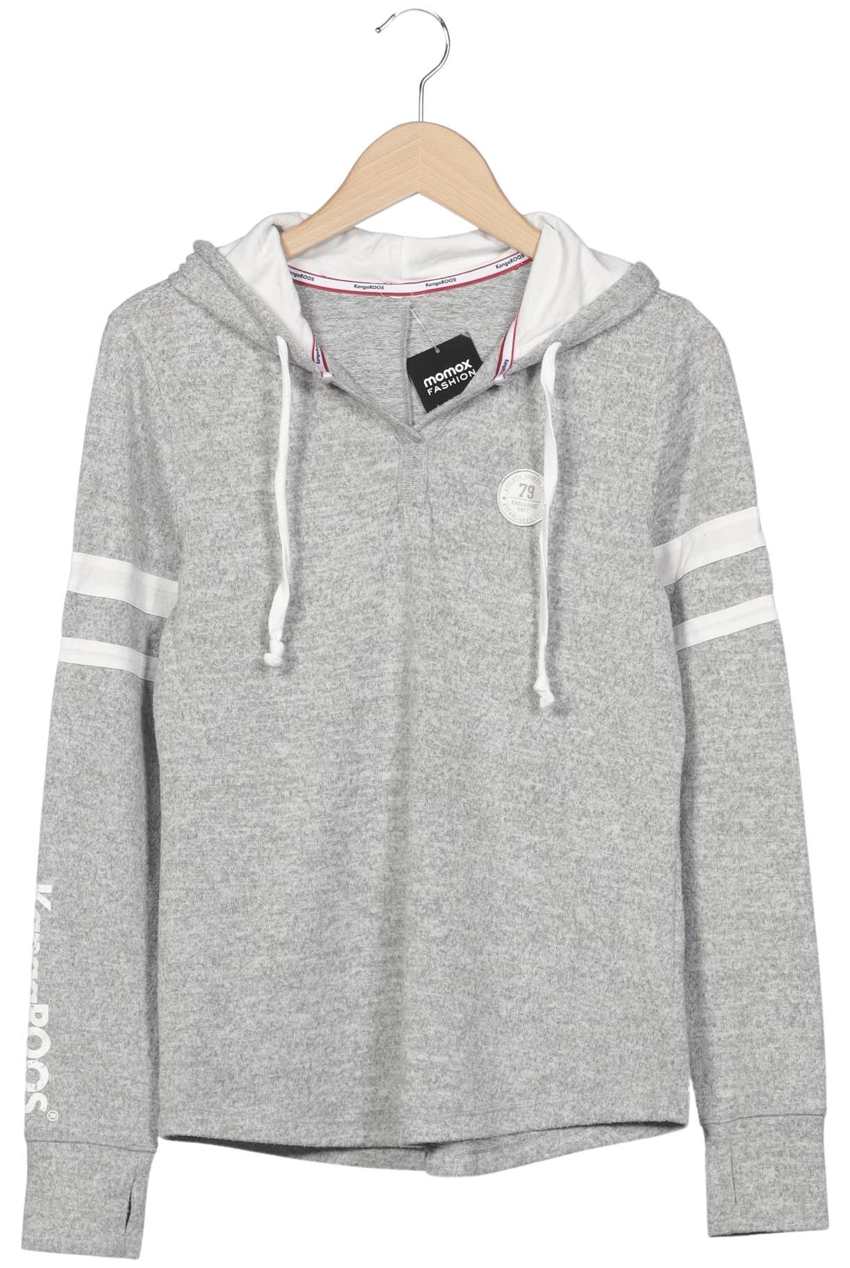 

KangaROOS Damen Kapuzenpullover, grau, Gr. 32