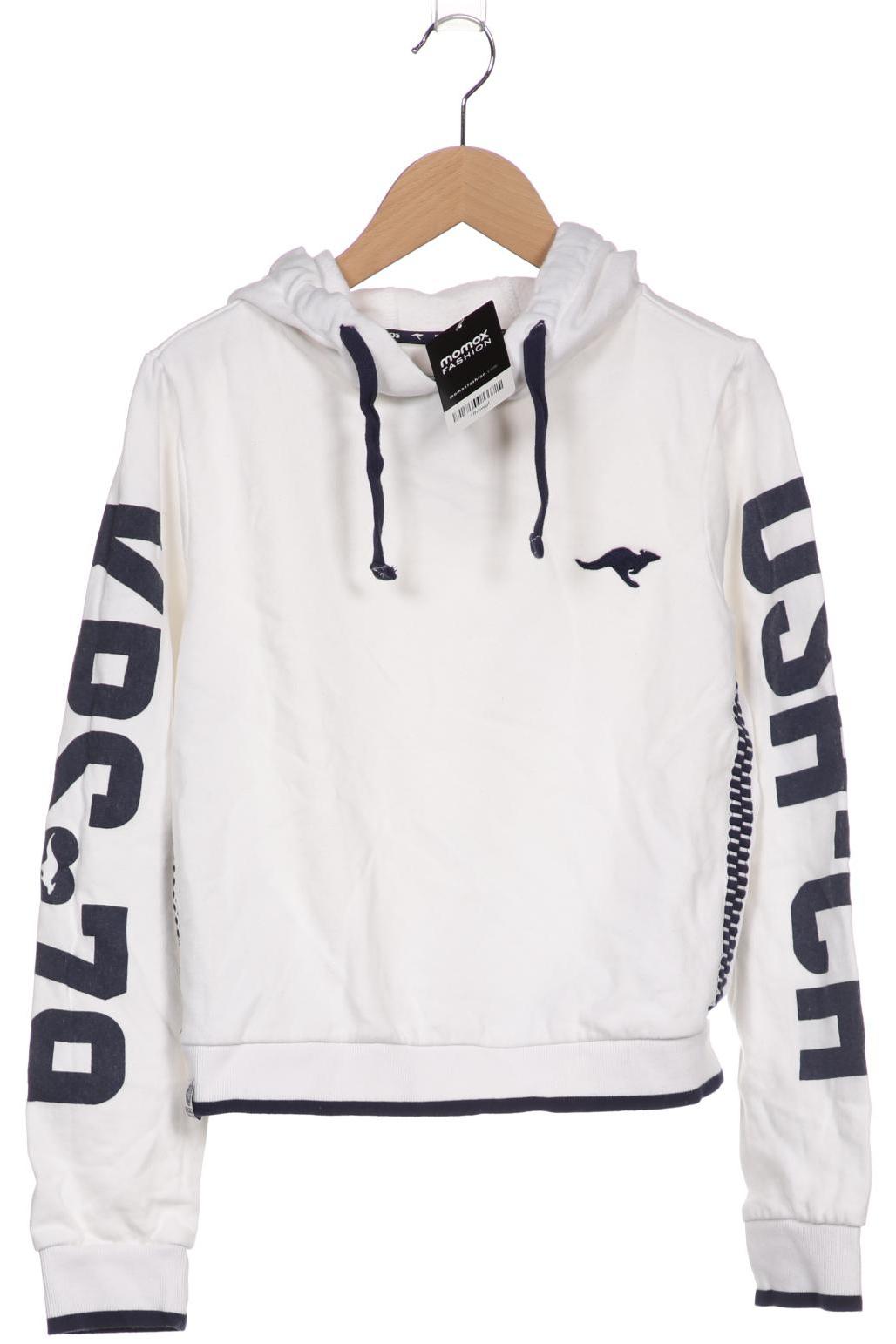 

KangaROOS Damen Kapuzenpullover, weiß, Gr. 32