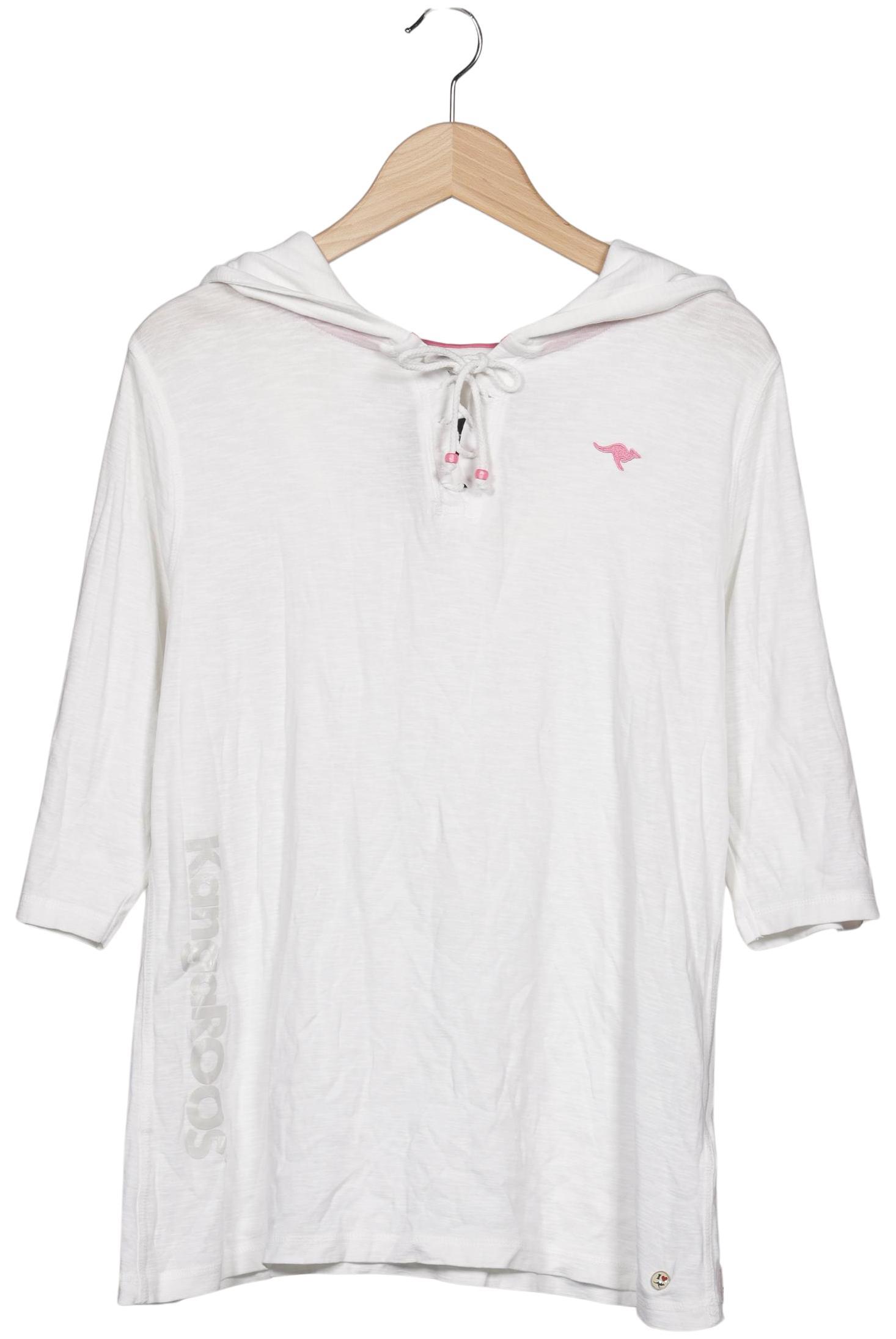 

KangaROOS Damen Kapuzenpullover, weiß, Gr. 48