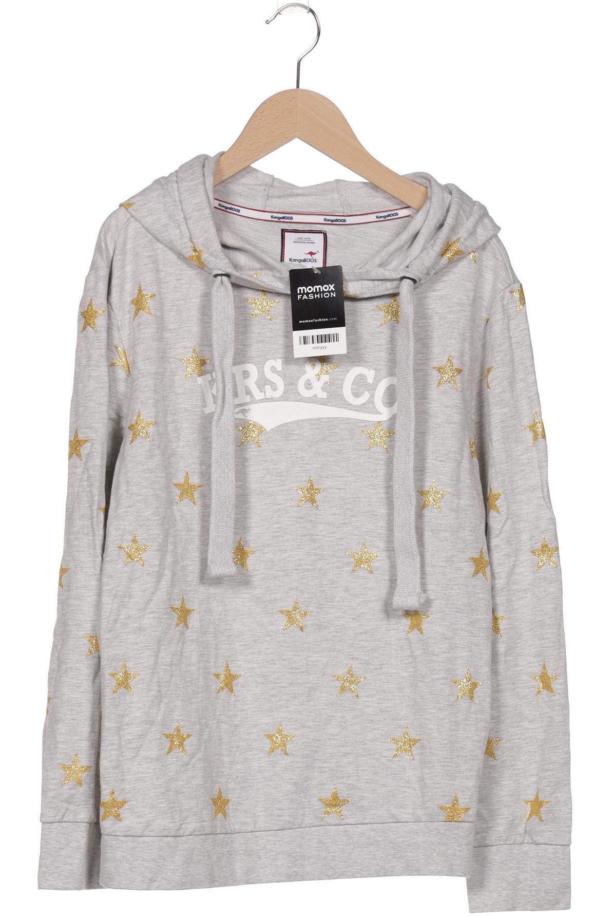 

KangaROOS Damen Kapuzenpullover, grau, Gr. 38