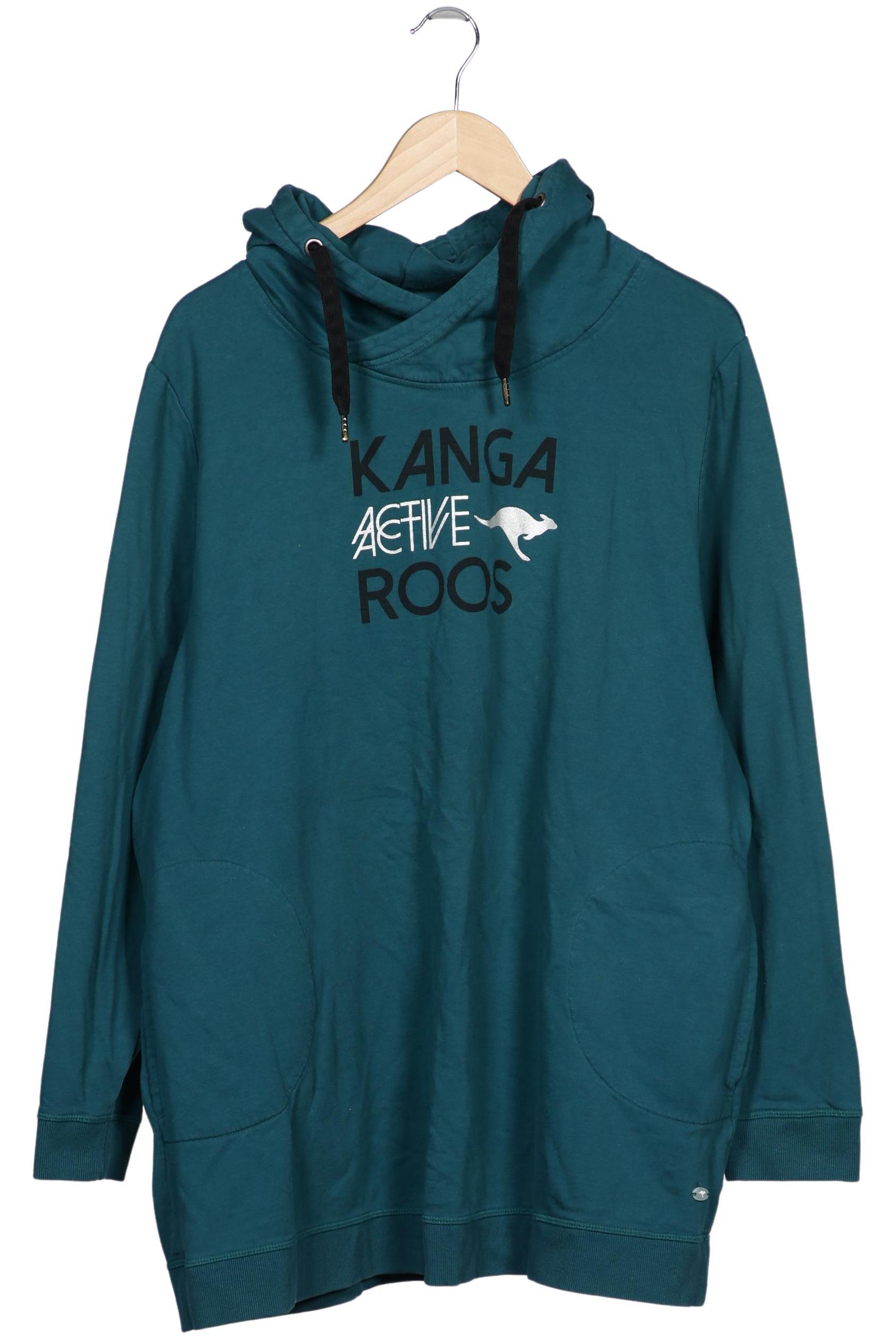 

KangaROOS Damen Kapuzenpullover, türkis, Gr. 52