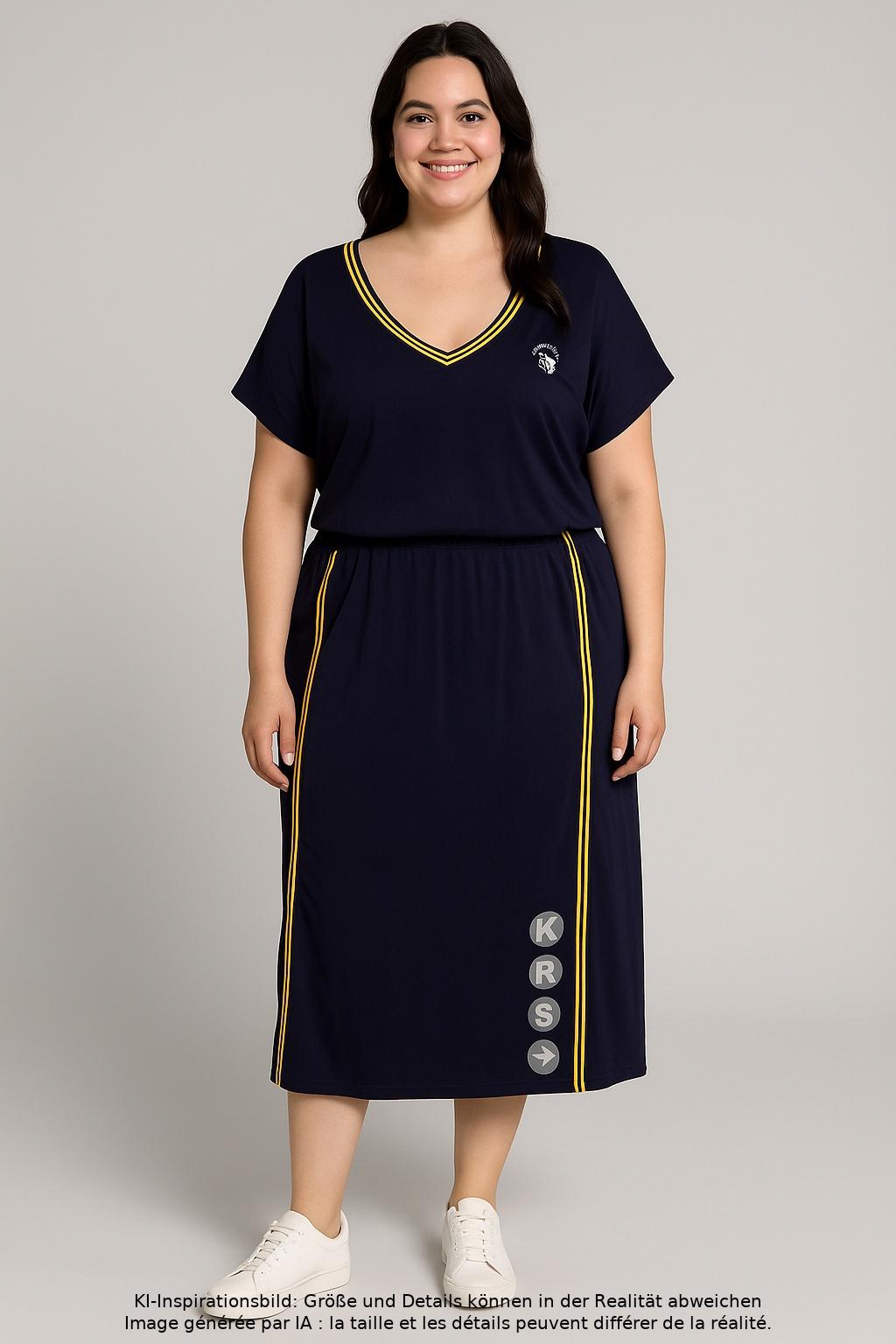 

KangaROOS Damen Kleid, marineblau, Gr. 46