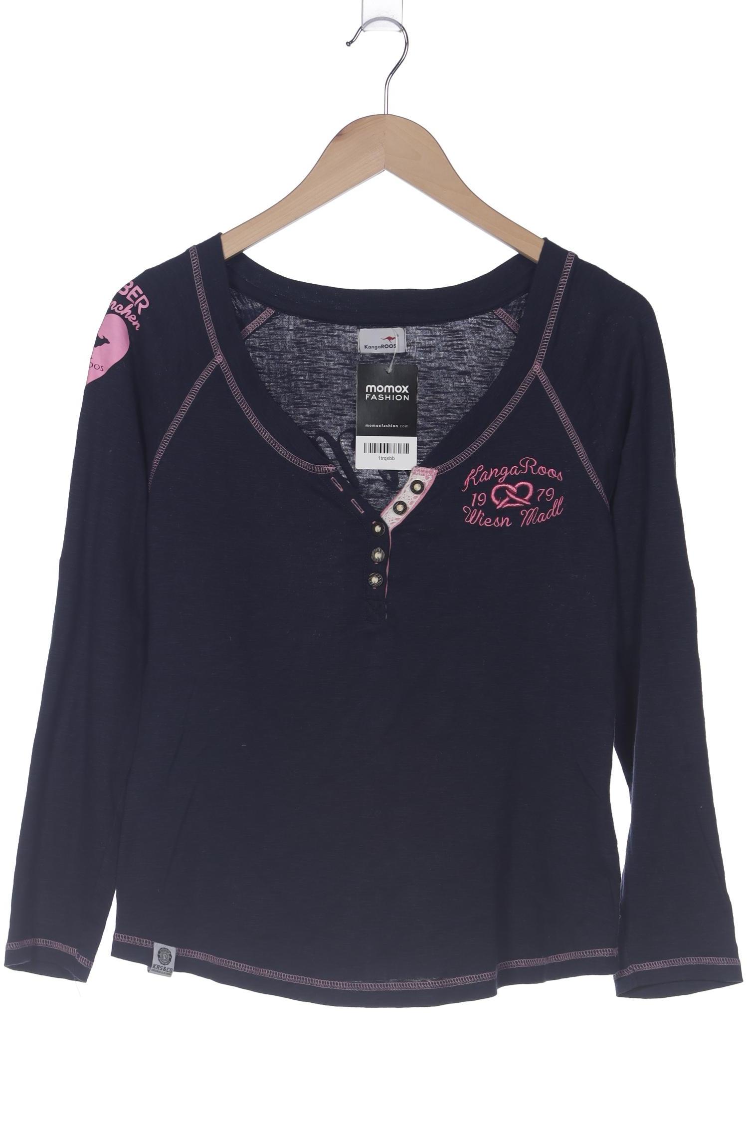 

KangaROOS Damen Langarmshirt, marineblau, Gr. 36