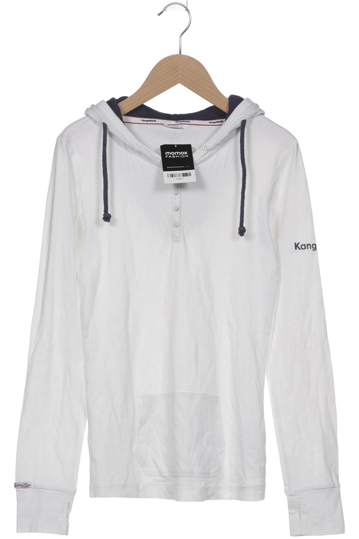 

KangaROOS Damen Langarmshirt, weiß, Gr. 34