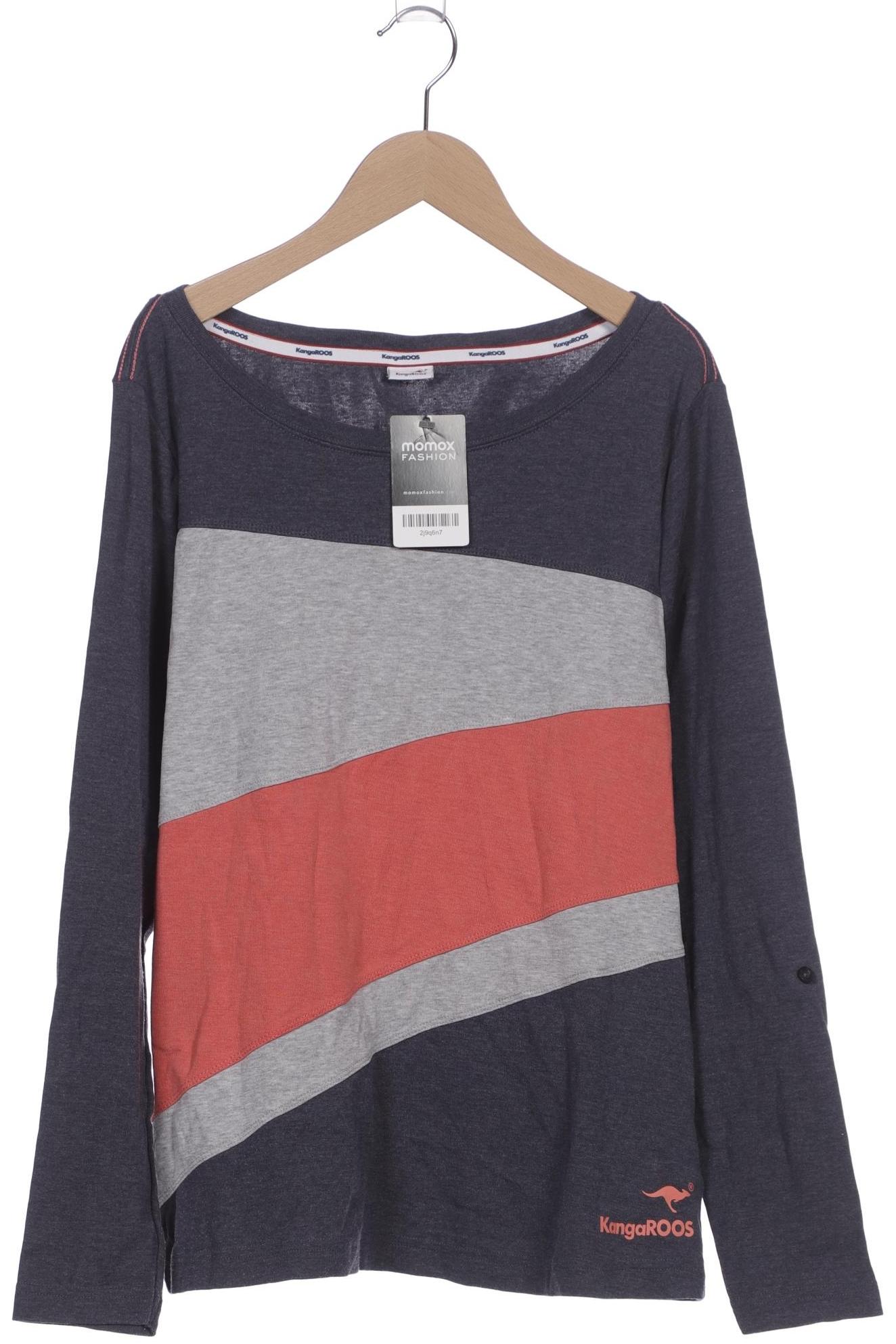 

KangaROOS Damen Langarmshirt, blau, Gr. 44