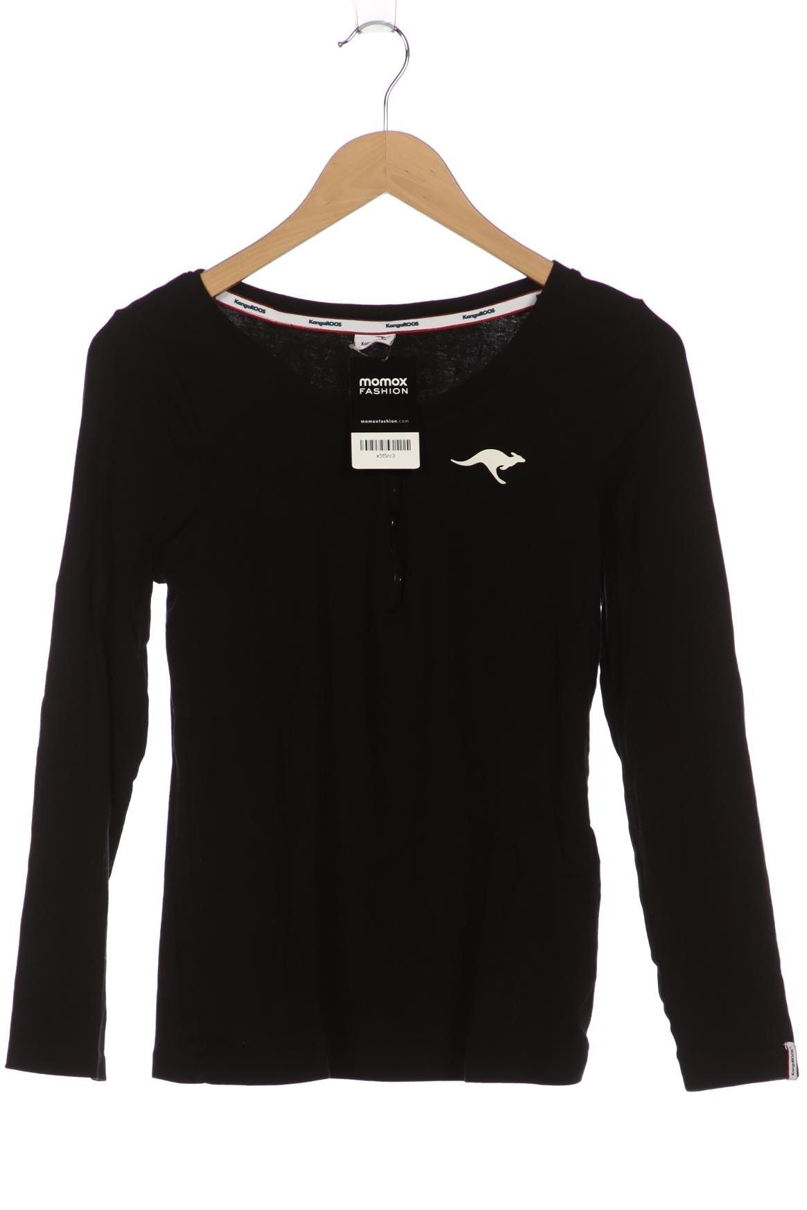 

KangaROOS Damen Langarmshirt, schwarz, Gr. 38