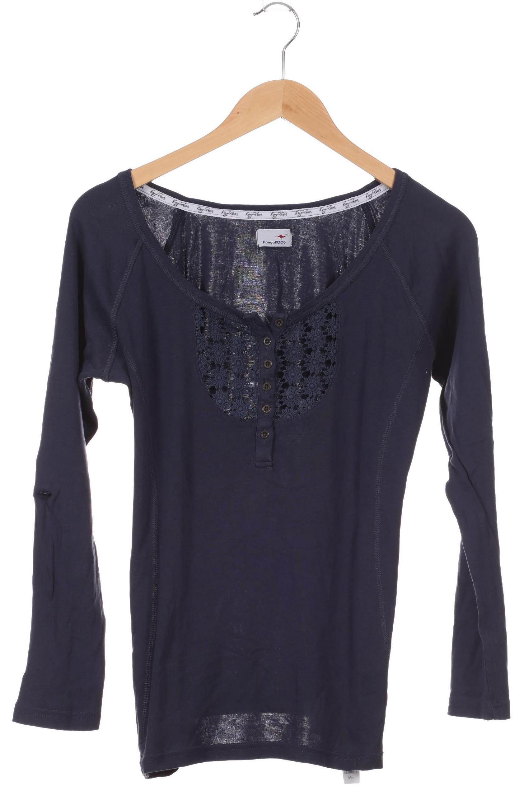 

KangaROOS Damen Langarmshirt, blau, Gr. 40
