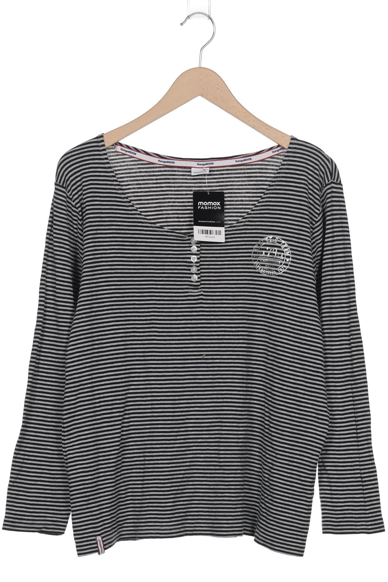 

KangaROOS Damen Langarmshirt, grau, Gr. 48