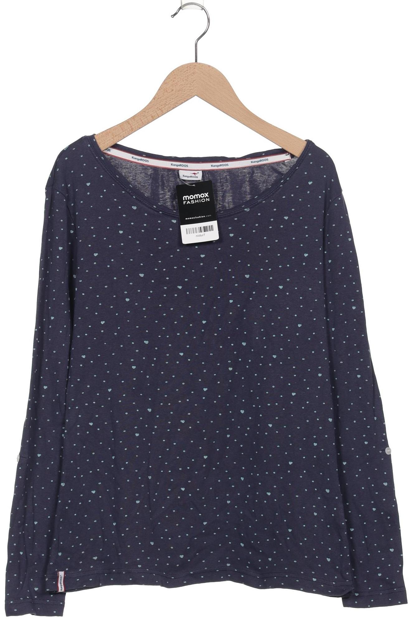 

KangaROOS Damen Langarmshirt, marineblau, Gr. 38