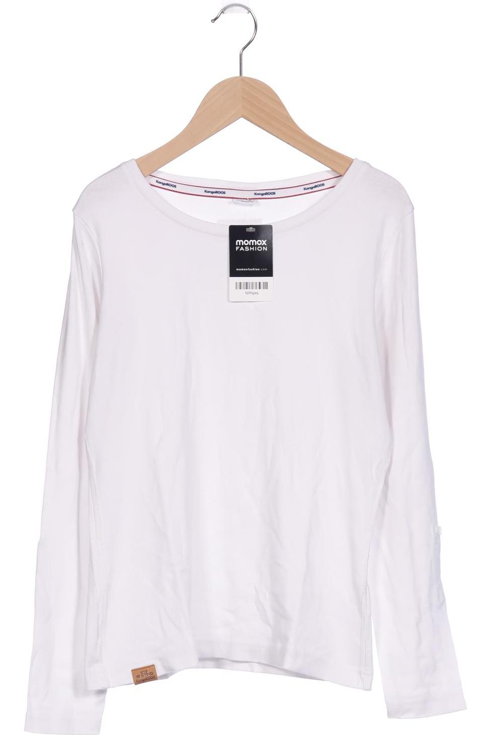 

KangaROOS Damen Langarmshirt, weiß, Gr. 36