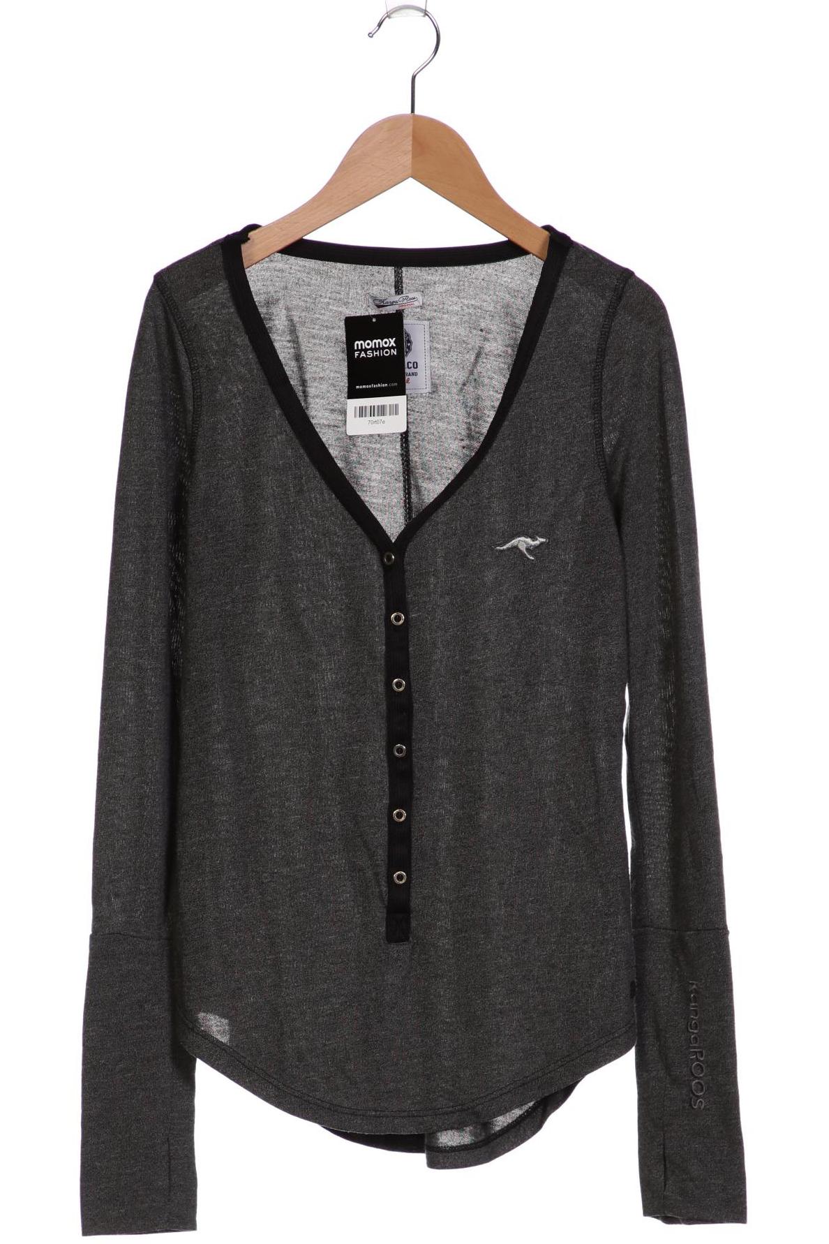 

KangaROOS Damen Langarmshirt, grau, Gr. 36