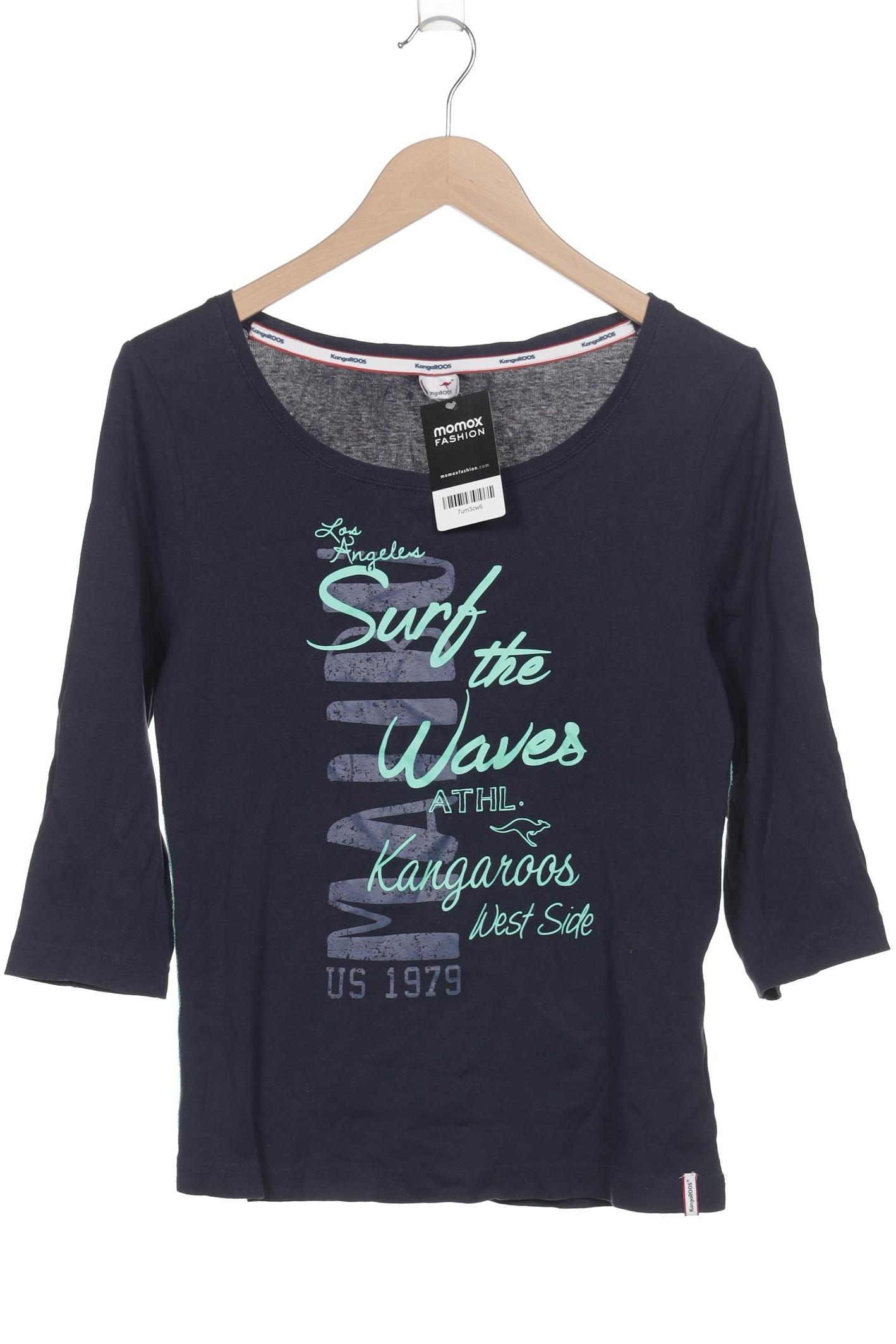

KangaROOS Damen Langarmshirt, marineblau, Gr. 40