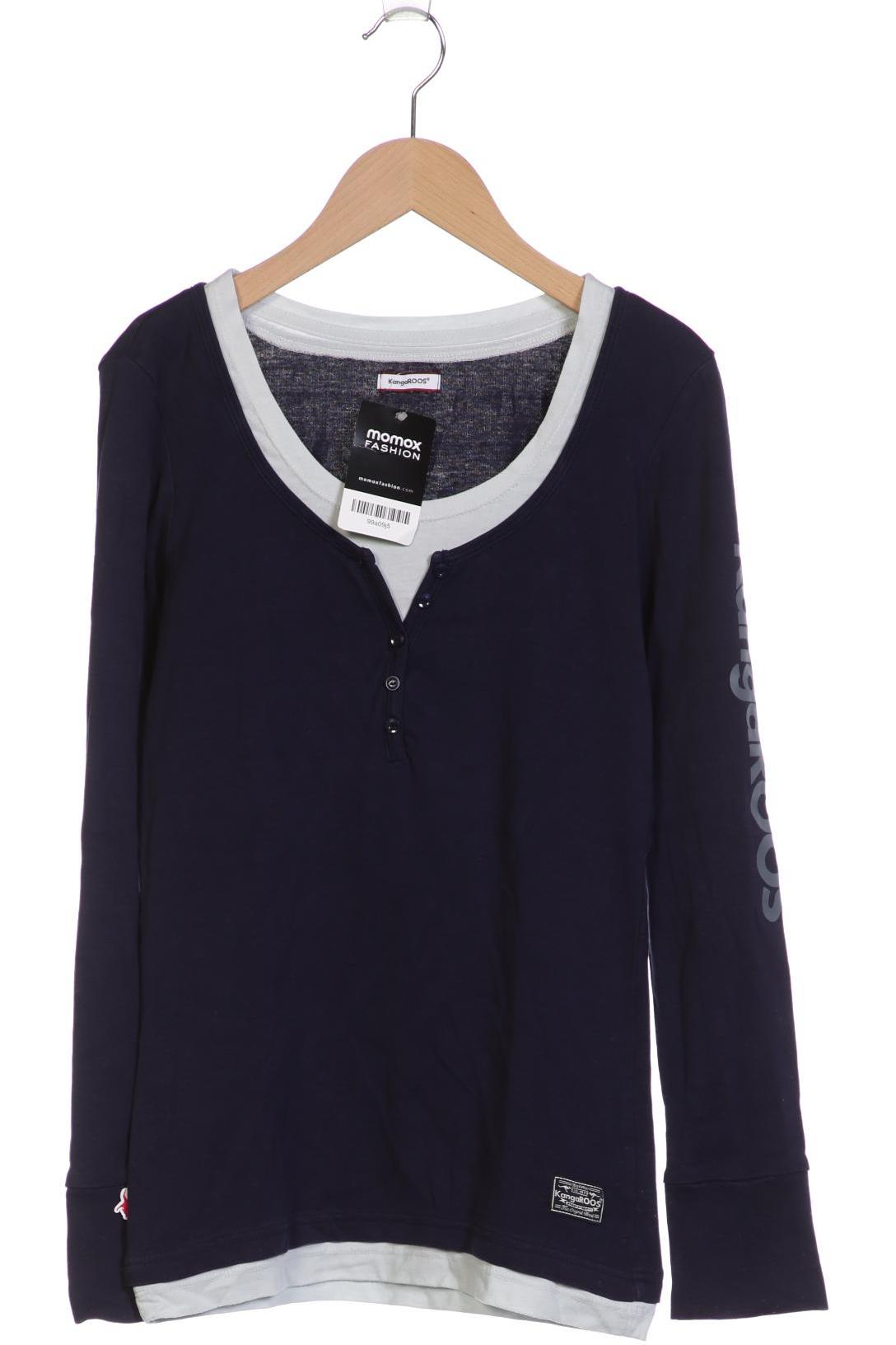 

KangaROOS Damen Langarmshirt, marineblau, Gr. 36