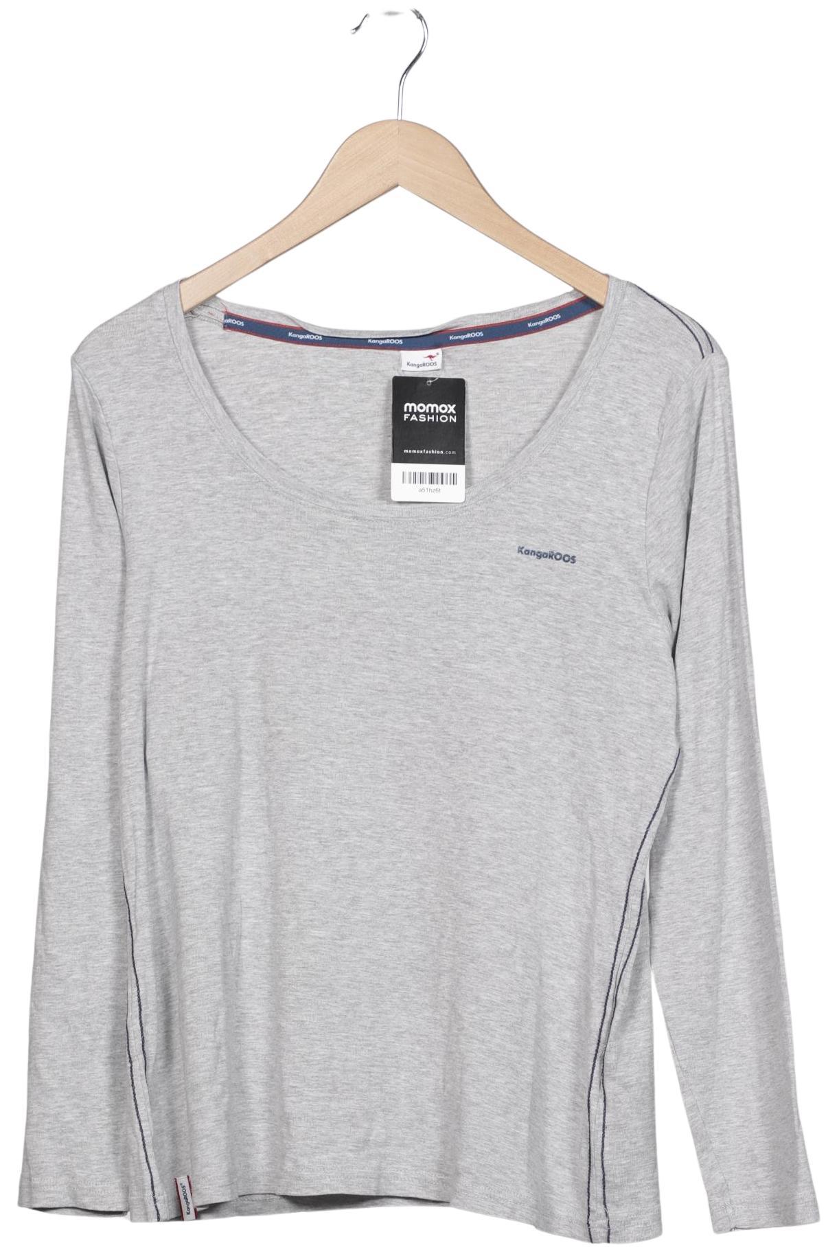 

KangaROOS Damen Langarmshirt, grau, Gr. 44