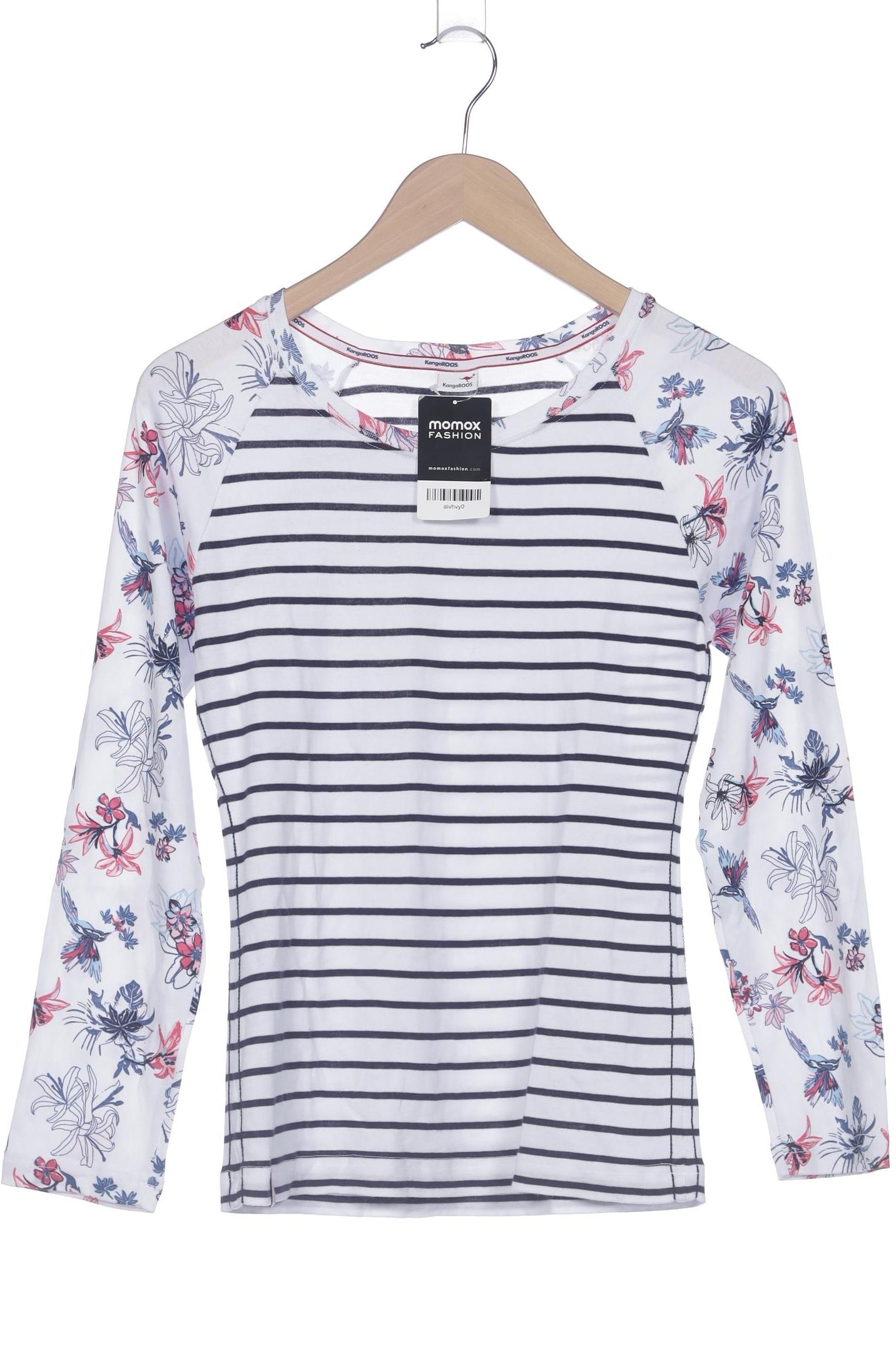 

KangaROOS Damen Langarmshirt, weiß, Gr. 40