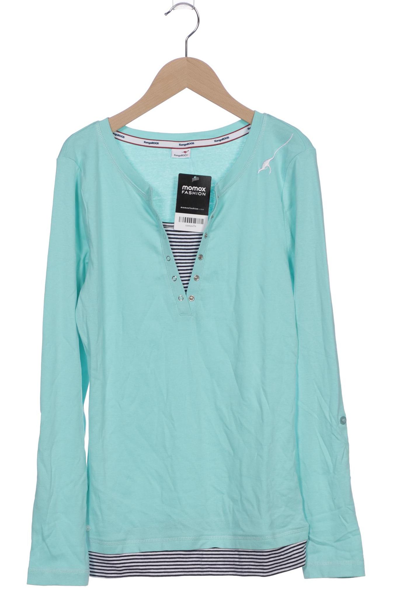 

KangaROOS Damen Langarmshirt, türkis, Gr. 36