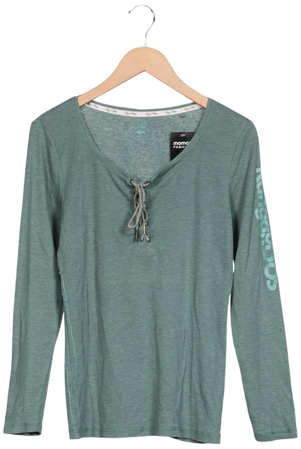 

KangaROOS Damen Langarmshirt, grün, Gr. 38