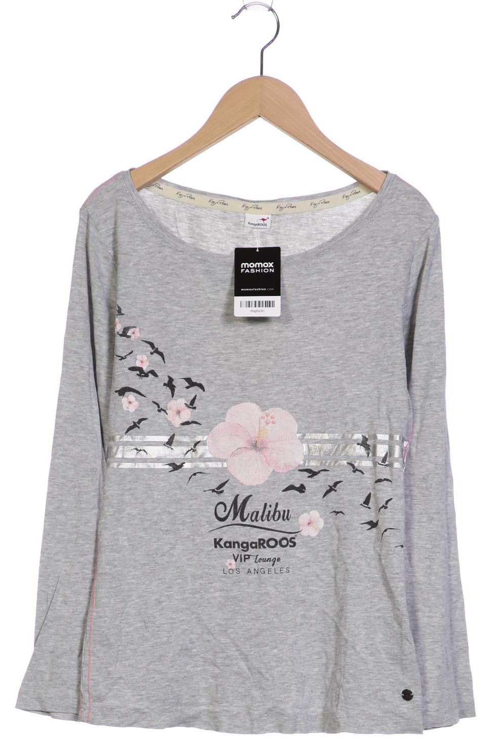 

KangaROOS Damen Langarmshirt, grau