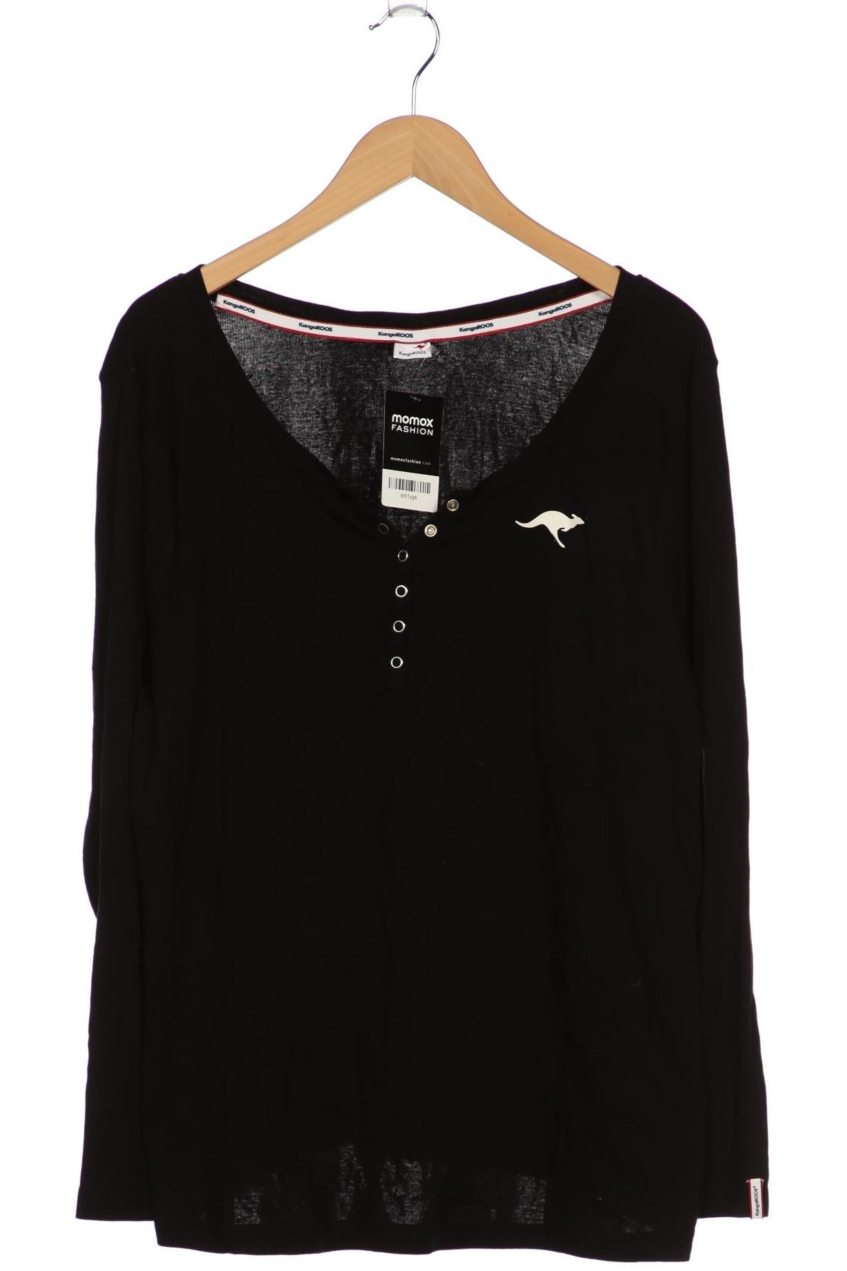 

KangaROOS Damen Langarmshirt, schwarz, Gr. 48