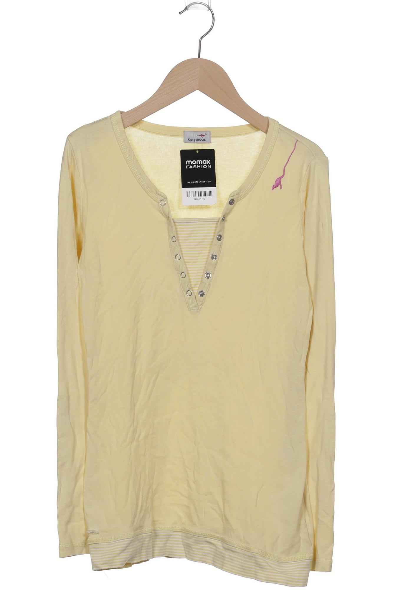 

KangaROOS Damen Langarmshirt, gelb, Gr. 36