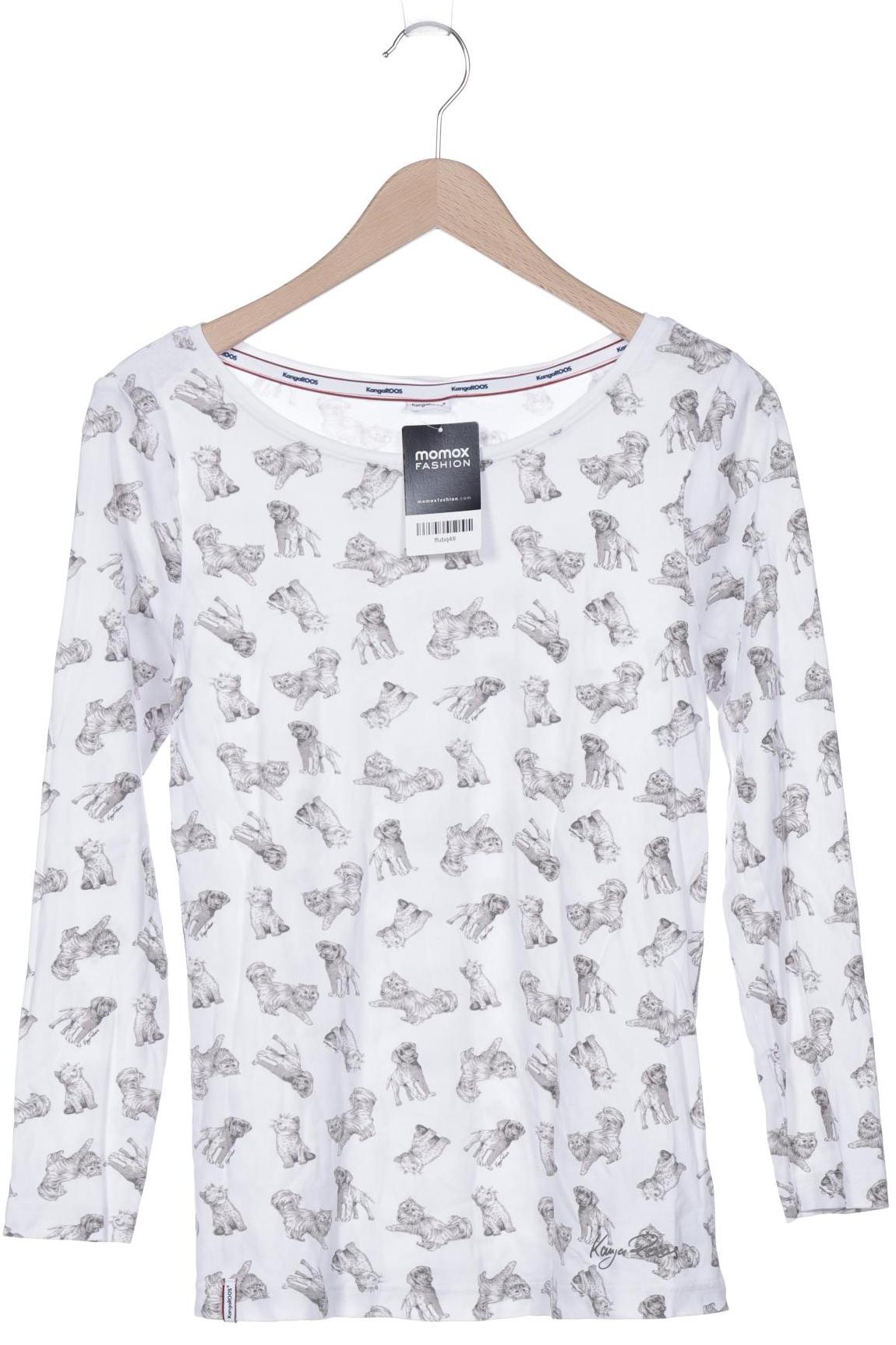 

KangaROOS Damen Langarmshirt, weiß, Gr. 40