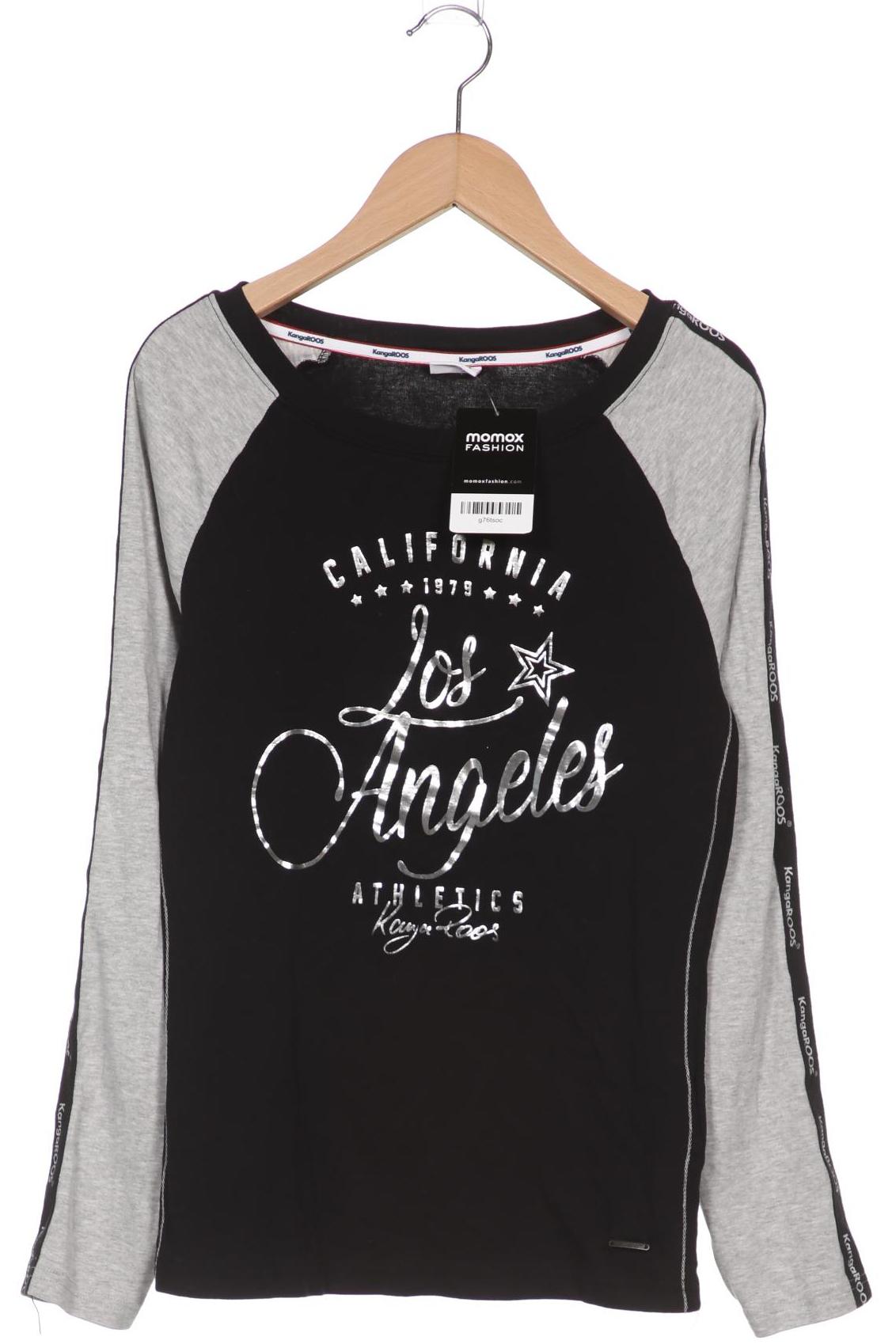 

KangaROOS Damen Langarmshirt, schwarz, Gr. 36