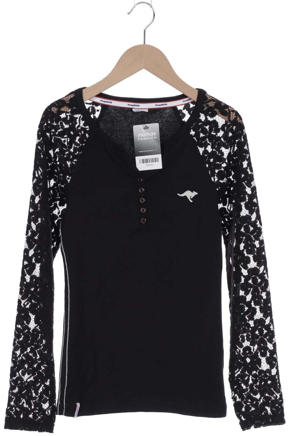 

KangaROOS Damen Langarmshirt, schwarz, Gr. 32