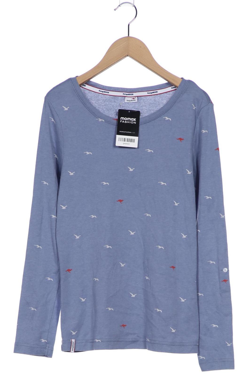 

KangaROOS Damen Langarmshirt, blau, Gr. 36