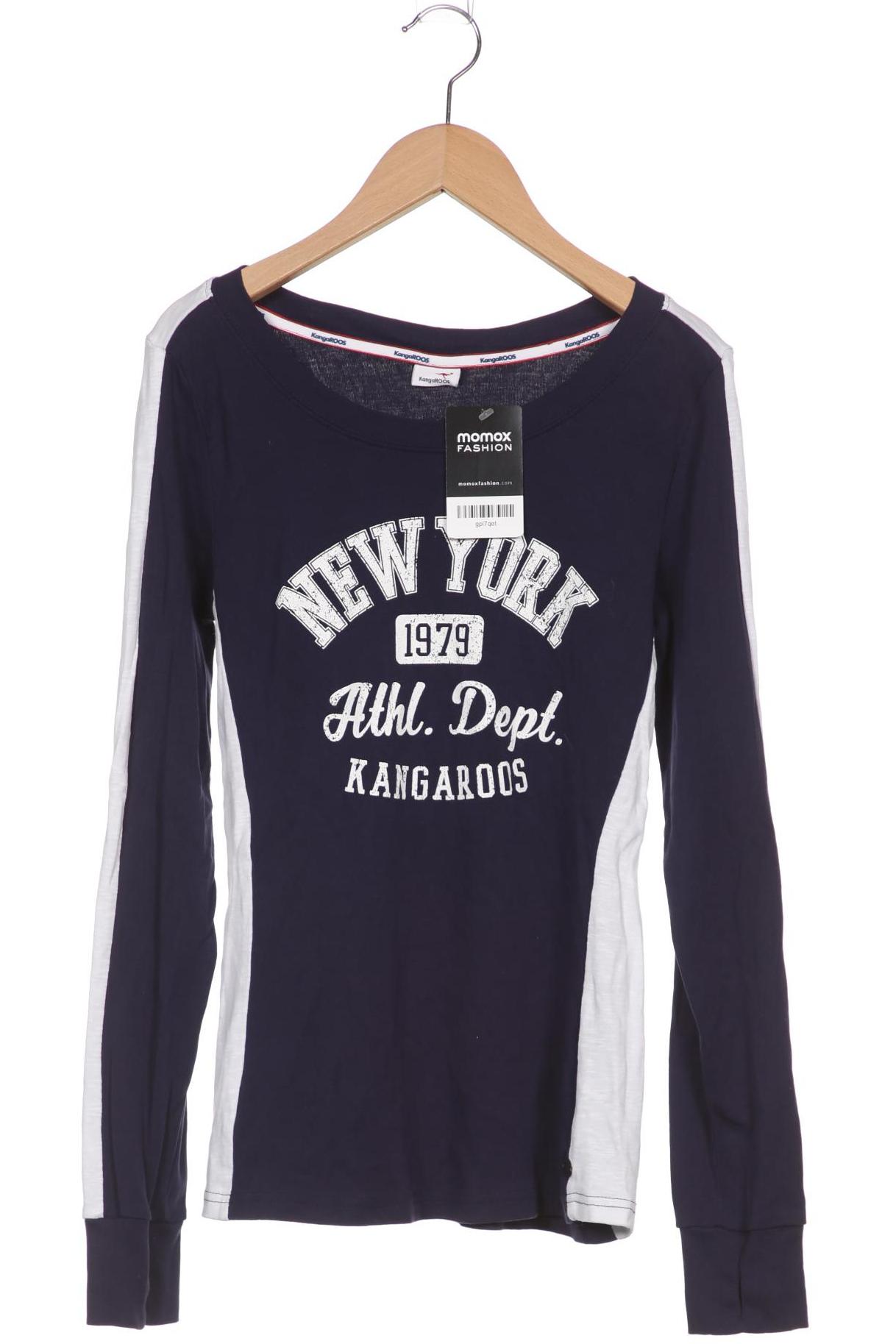 

KangaROOS Damen Langarmshirt, marineblau, Gr. 36