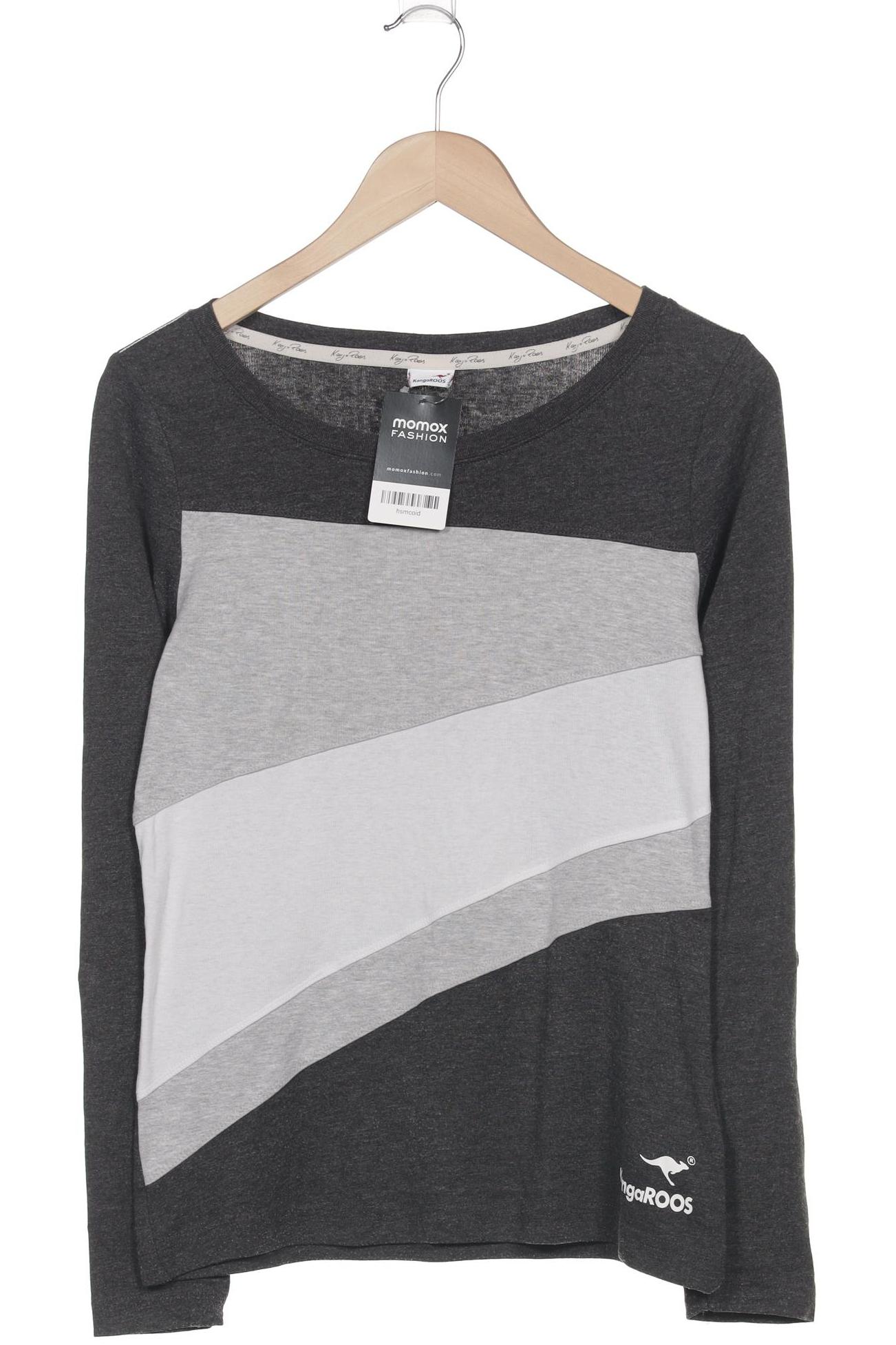 

KangaROOS Damen Langarmshirt, grau, Gr. 36