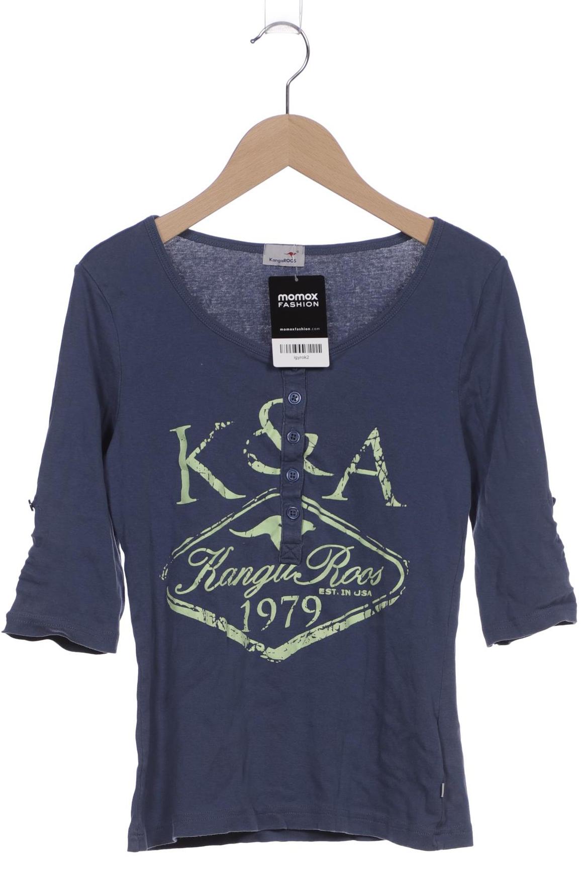 

KangaROOS Damen Langarmshirt, marineblau, Gr. 36