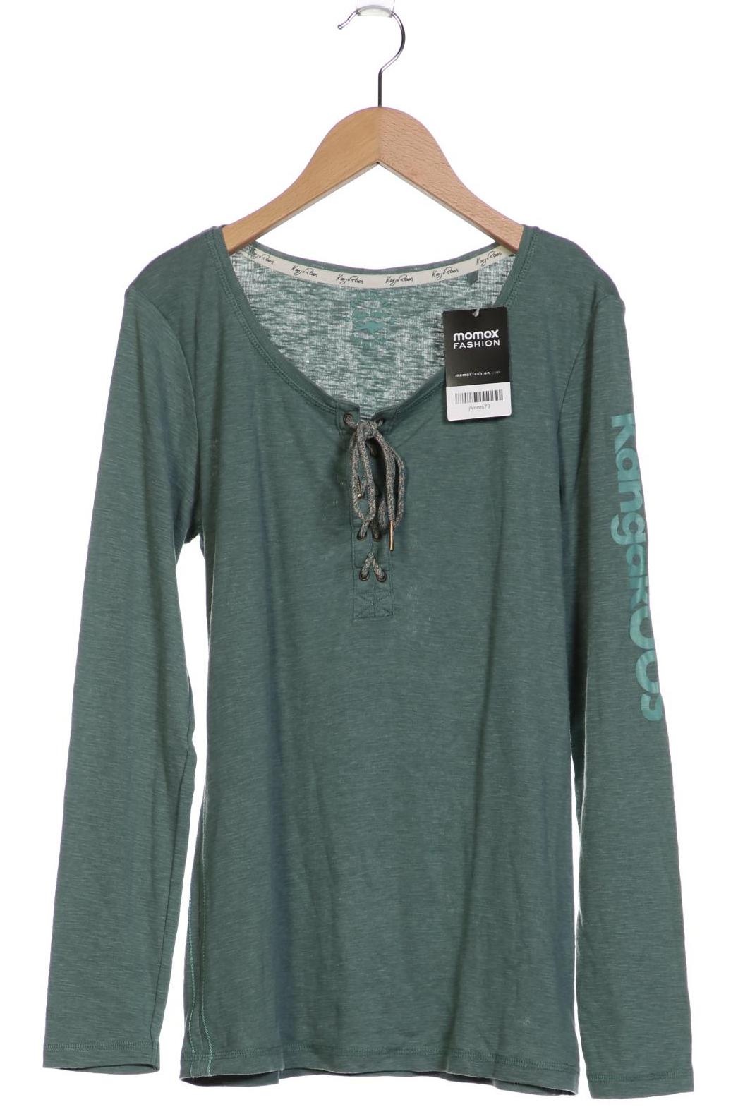 

KangaROOS Damen Langarmshirt, grün, Gr. 38
