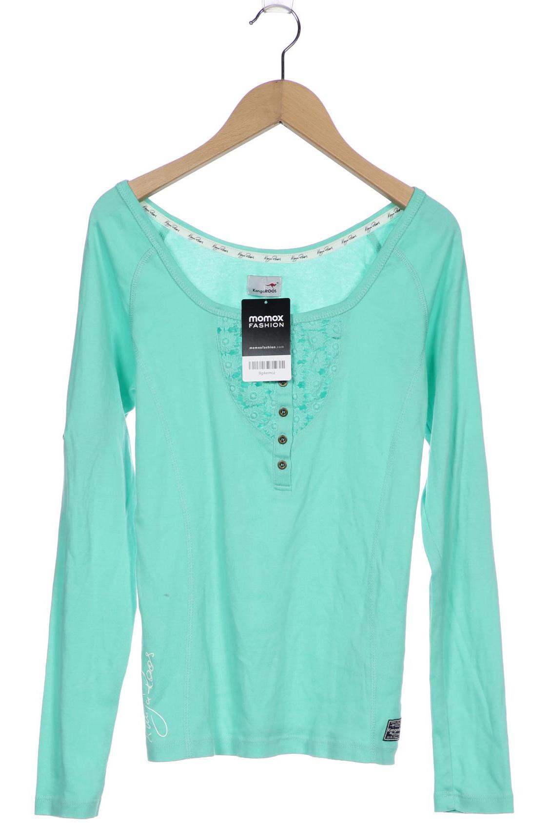 

KangaROOS Damen Langarmshirt, hellgrün, Gr. 36