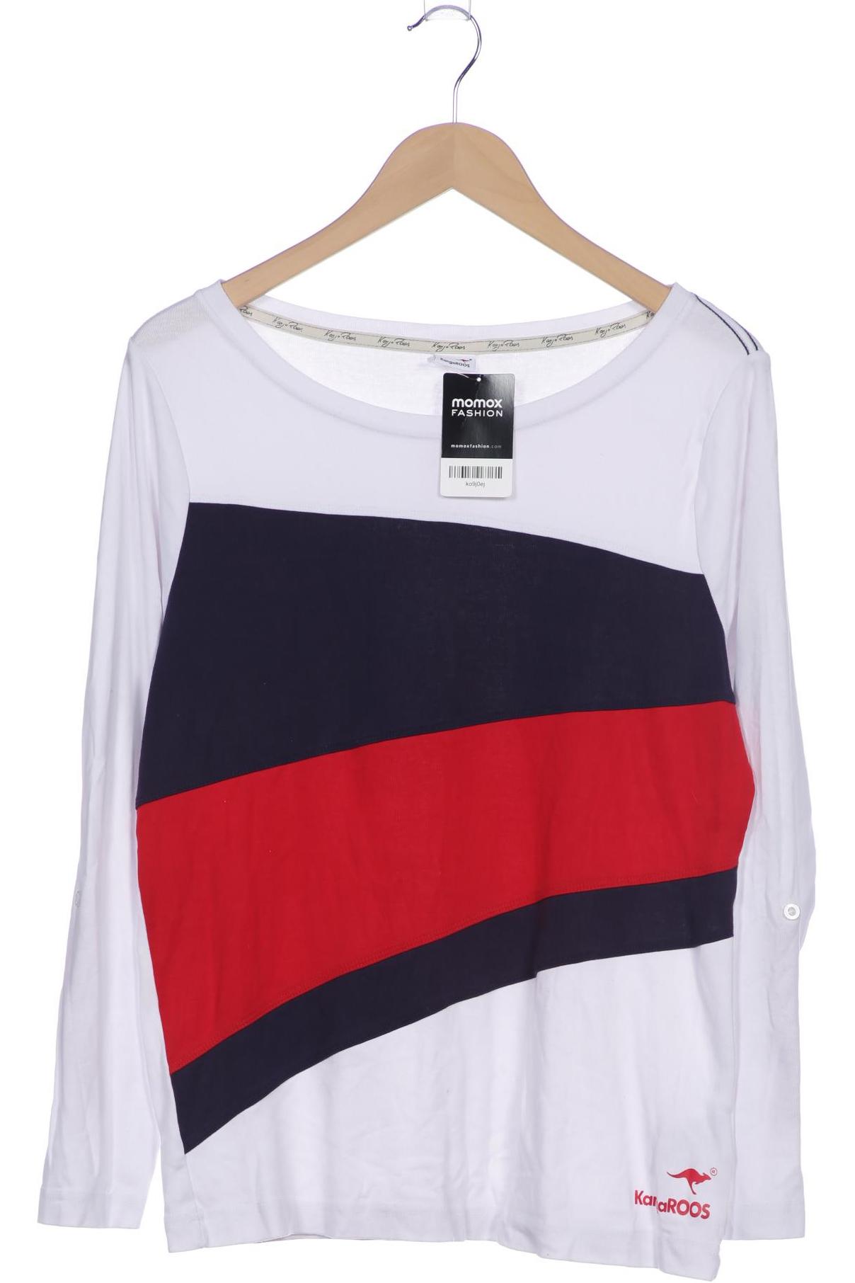 

KangaROOS Damen Langarmshirt, weiß, Gr. 44