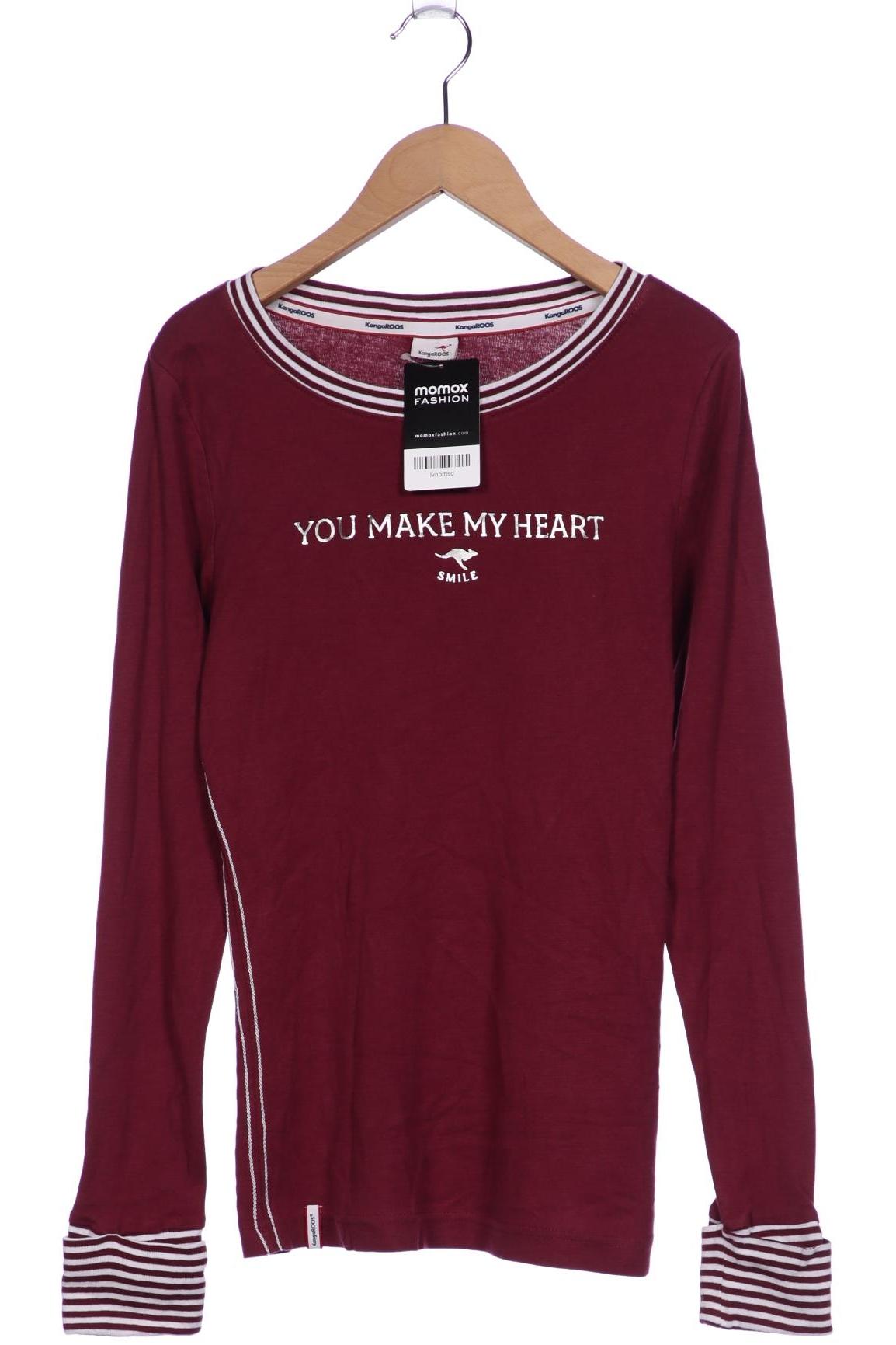 

KangaROOS Damen Langarmshirt, bordeaux, Gr. 36