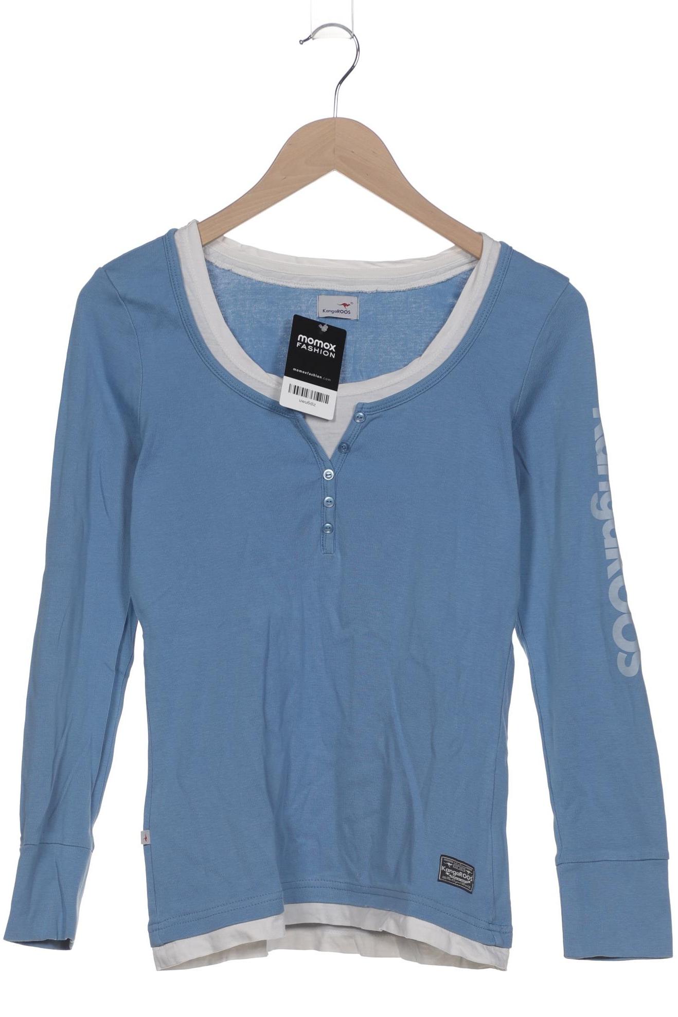 

KangaROOS Damen Langarmshirt, blau, Gr. 36