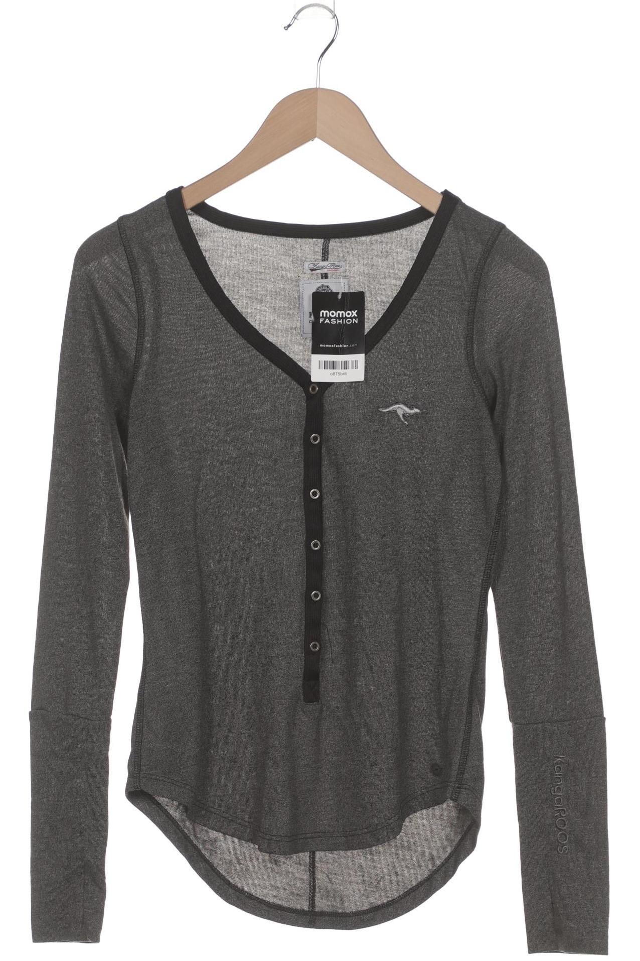 

KangaROOS Damen Langarmshirt, grau, Gr. 36