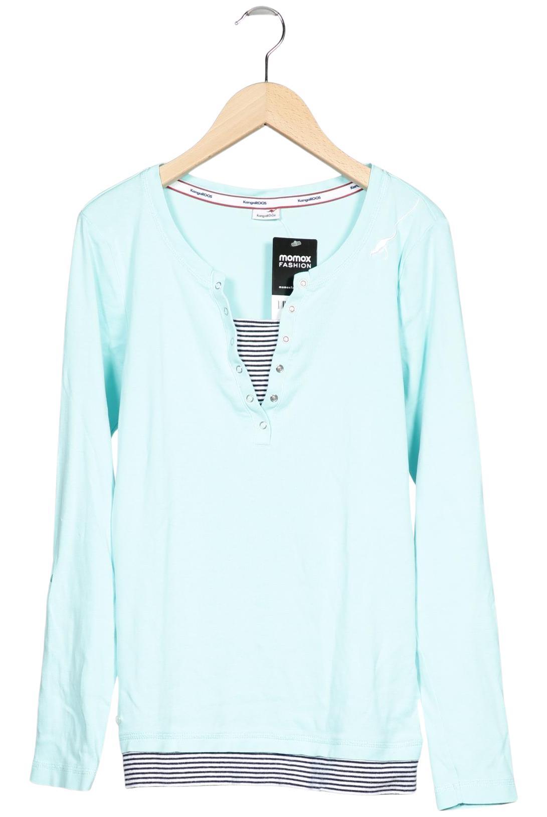

KangaROOS Damen Langarmshirt, hellblau, Gr. 36