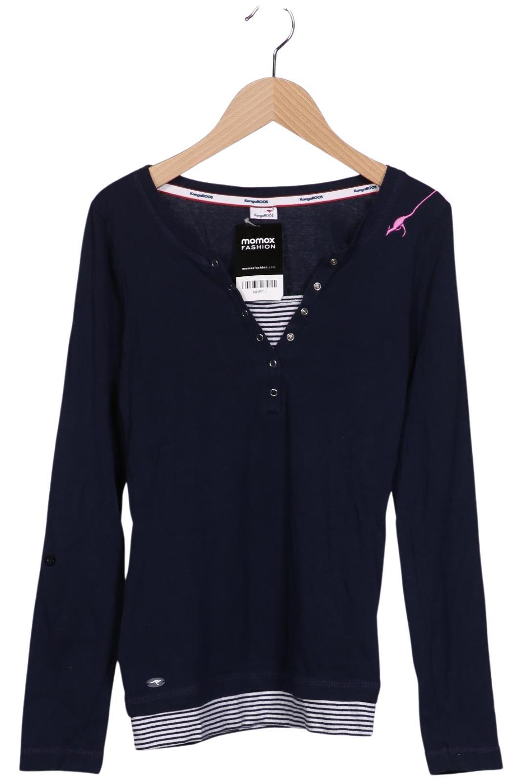 

KangaROOS Damen Langarmshirt, marineblau, Gr. 32