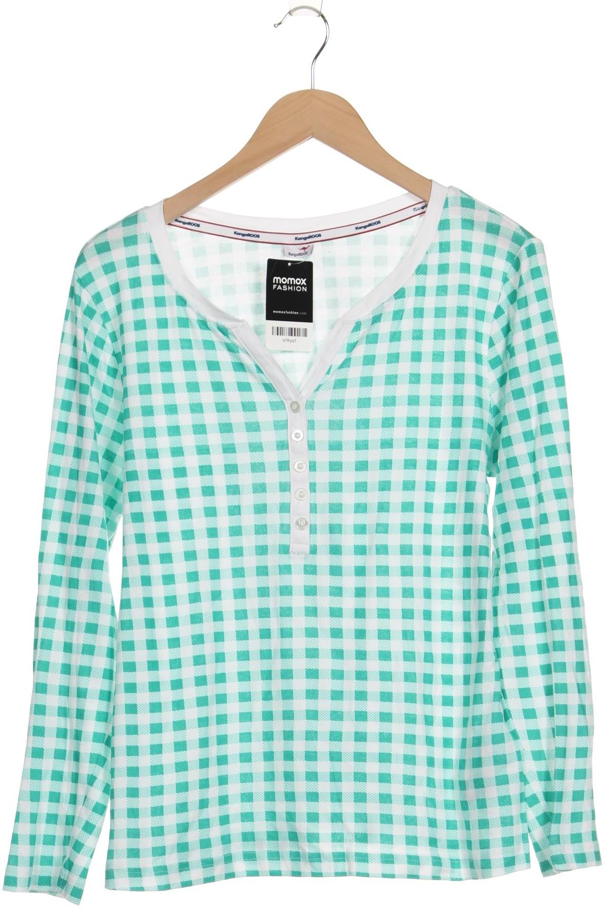

KangaROOS Damen Langarmshirt, grün, Gr. 44