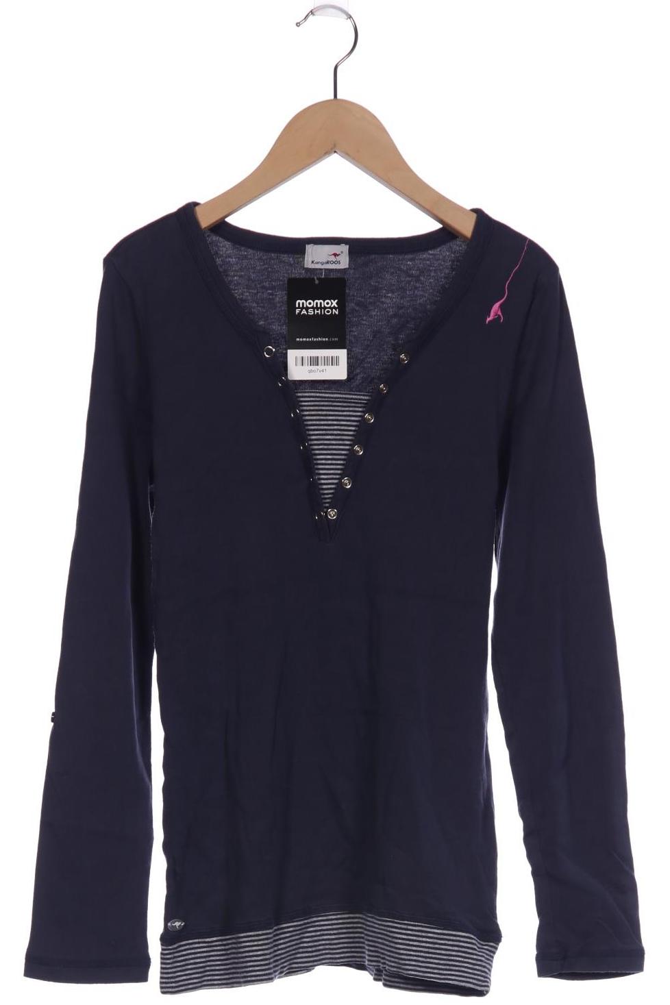 

KangaROOS Damen Langarmshirt, marineblau