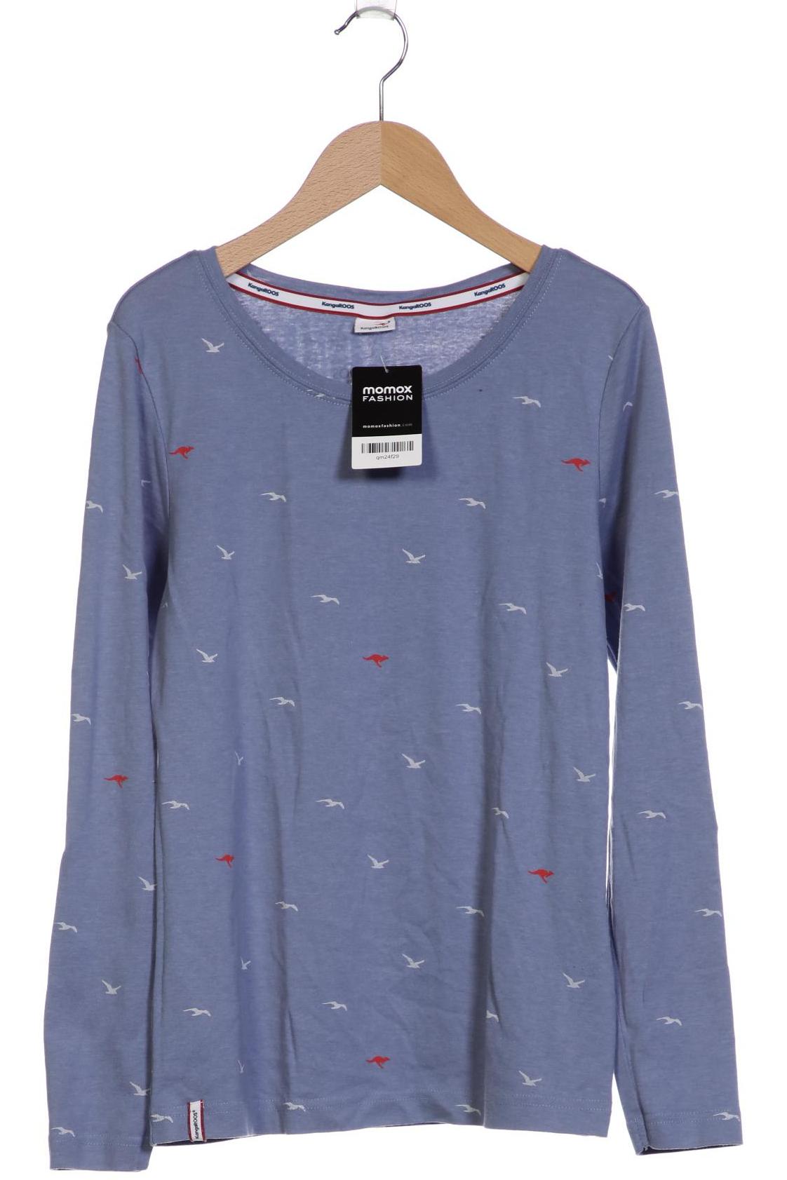 

KangaROOS Damen Langarmshirt, blau, Gr. 40