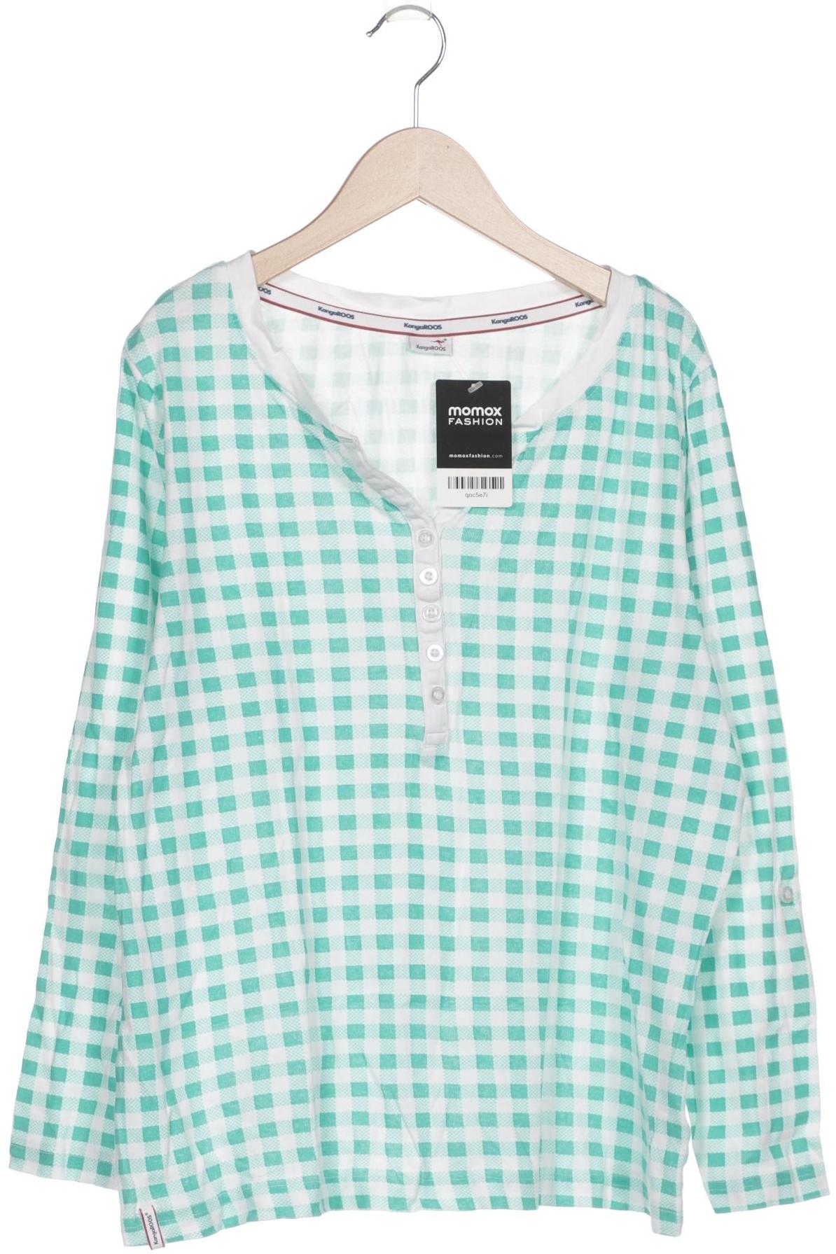

KangaROOS Damen Langarmshirt, grün, Gr. 44