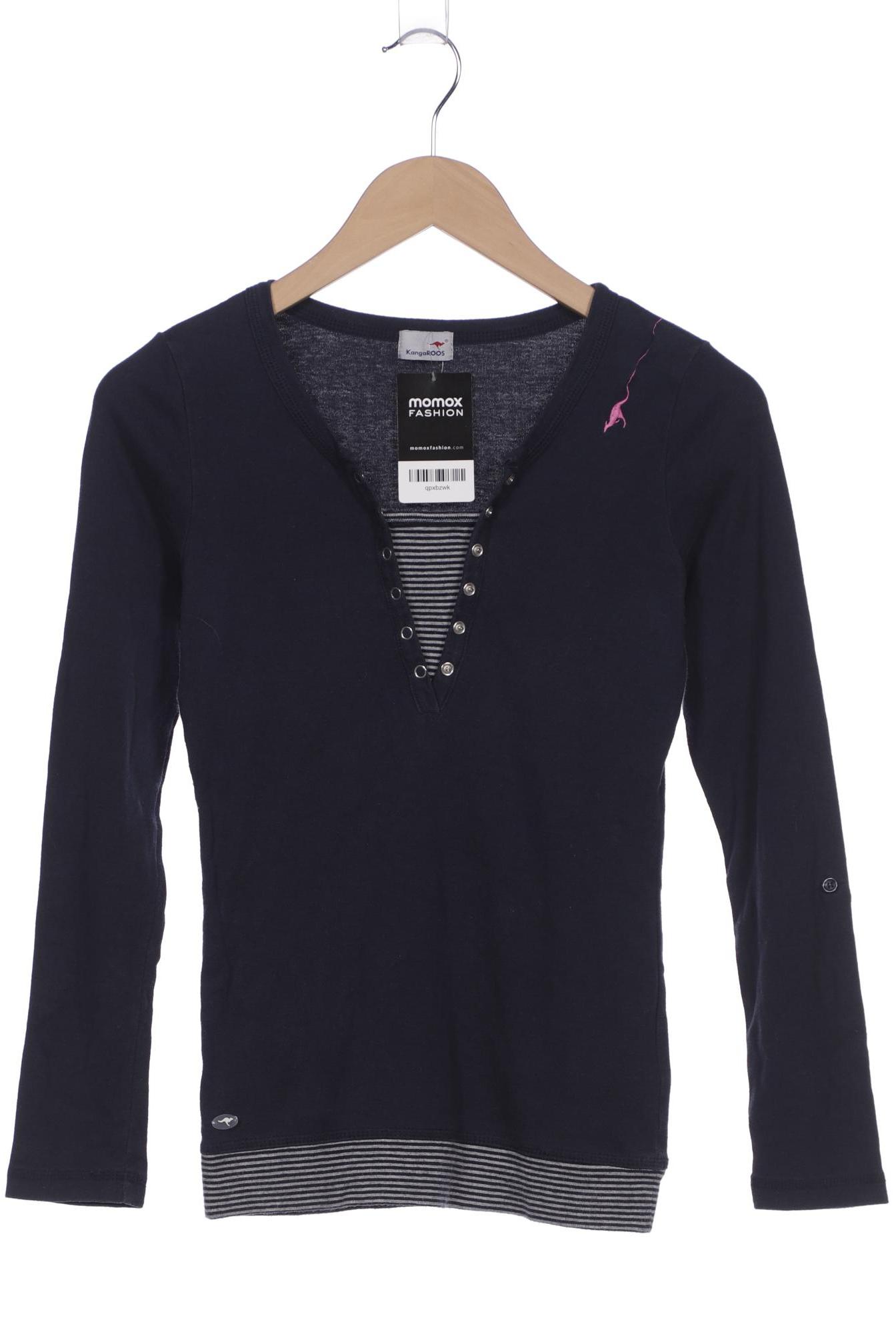 

KangaROOS Damen Langarmshirt, marineblau, Gr. 32